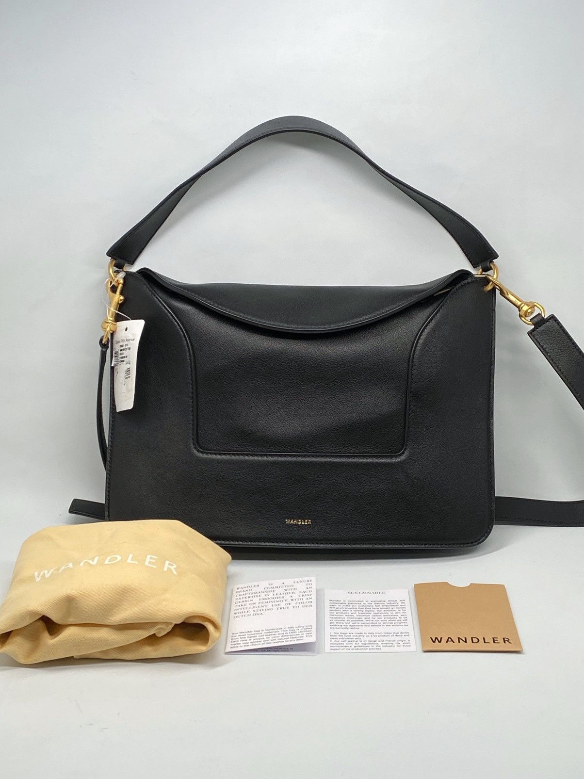 Wandler WANDLER Penelope Leather Shoulder Bag Size ONE SIZE - 1 Thumbnail