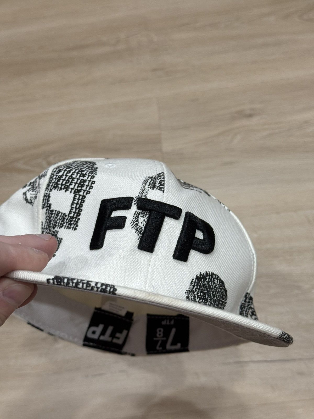 Fuck The Population FTP Skull Fitted Hat Size 7 7/8 Size ONE SIZE - 11 Thumbnail