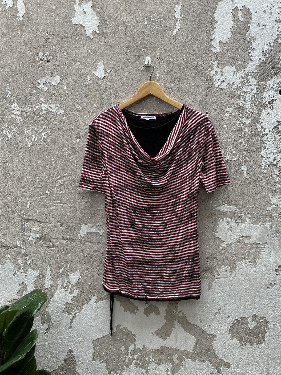 If Six Was Nine × Le Grande Bleu (L.G.B.) × semanticdesign Authentic Semantic Design Double Layer Tshirt Size M / US 6-8 / IT 42-44 - 1 Thumbnail