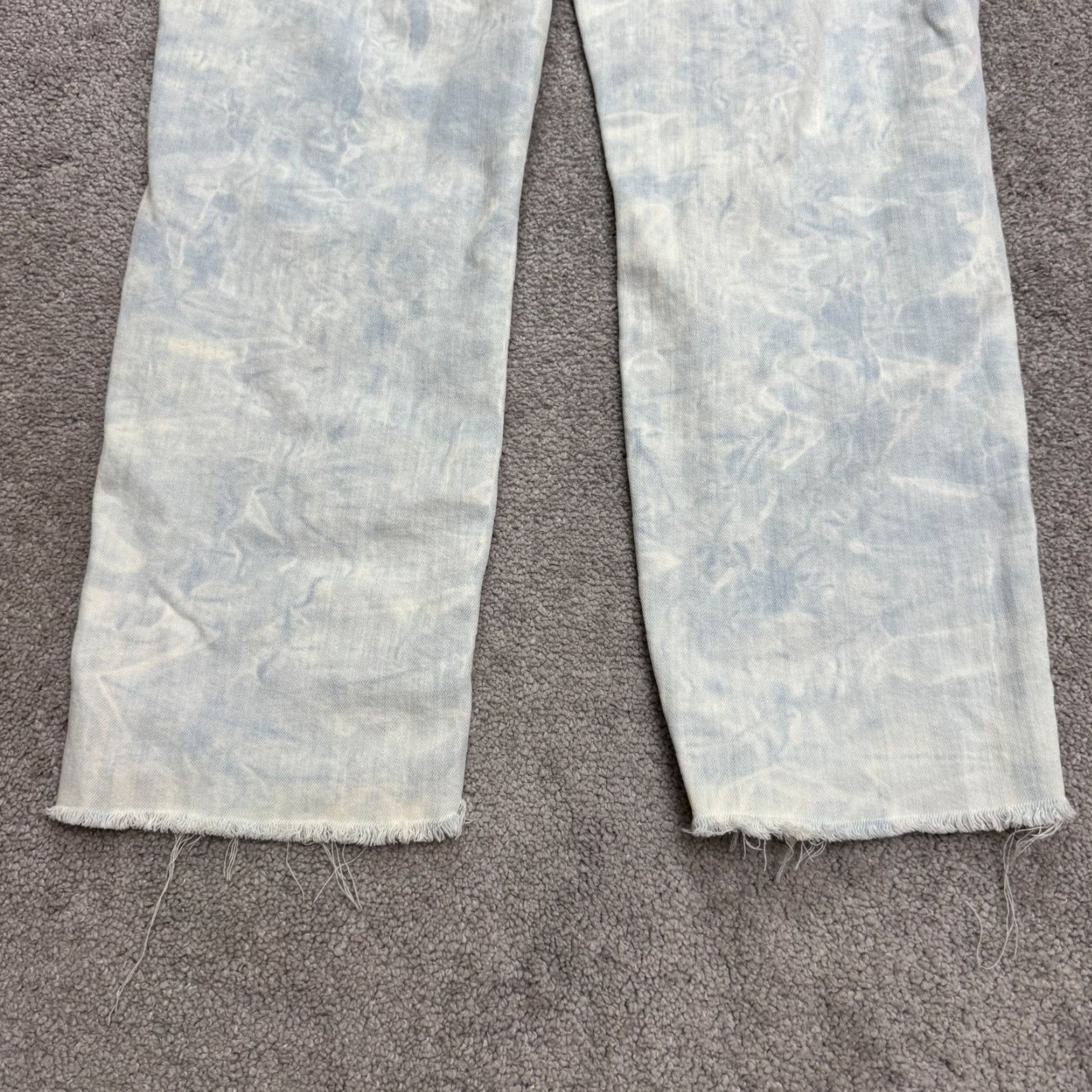 Paige Paige Hoxton Ankle Peg Denim Jeans Womens 30 Regular High Rise Acid Wash Blue 5-Pocket City Grunge Jeans Womens Size 30" / US 8 / IT 44 - 7 Thumbnail