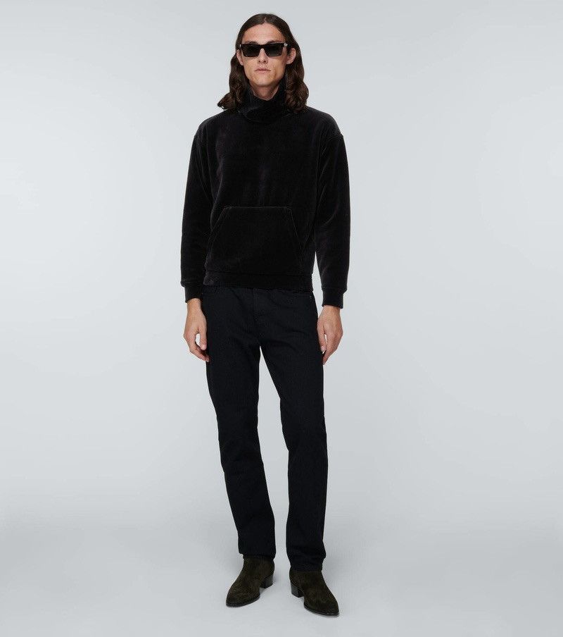 Saint Laurent Paris Velvet turtleneck sweatshirt Size US XXL / EU 58 / 5 - 12 Thumbnail