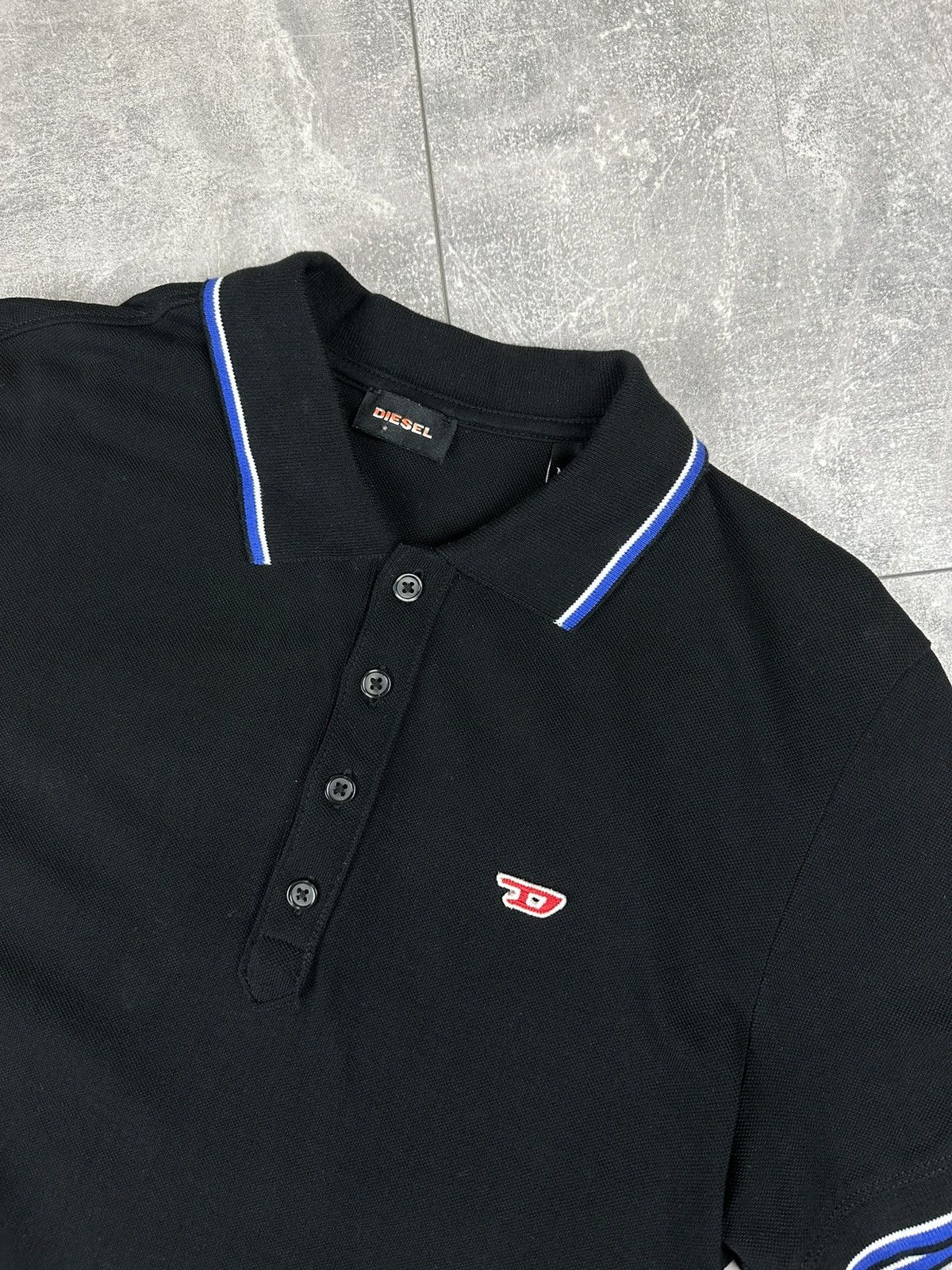Diesel Diesel Mens Black Basic Polo Size US M / EU 48-50 / 2 - 5 Thumbnail
