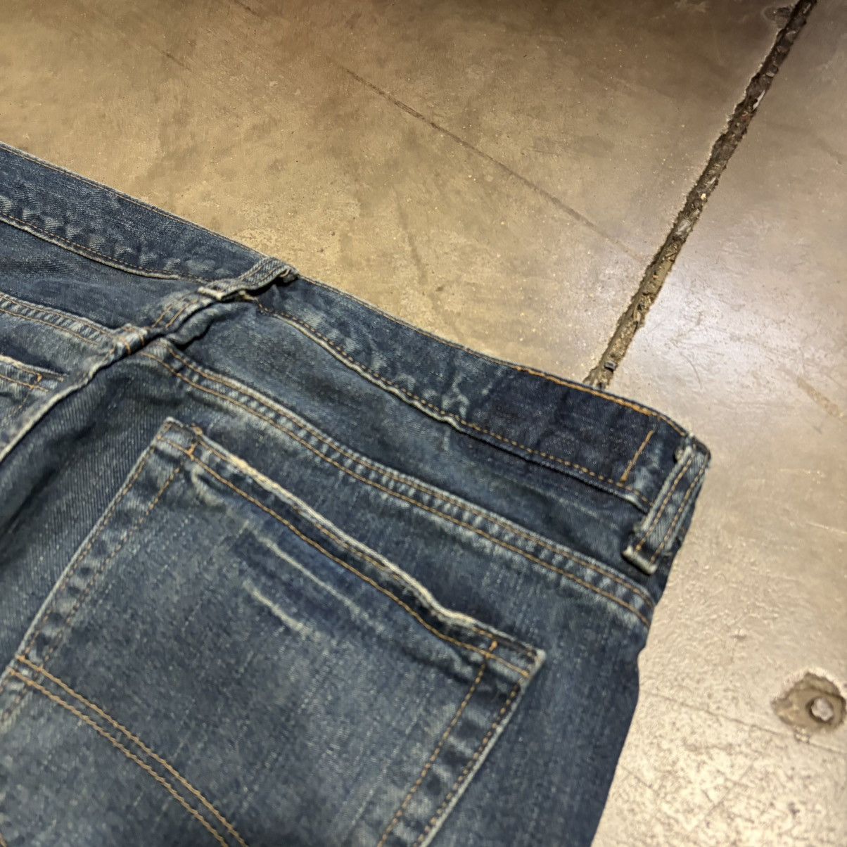 Old Navy Vintage Old Navy Low Rise Boot Cut Denim Jeans Grunge Punk Size US 33 - 10 Thumbnail