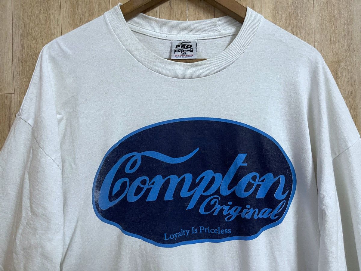 Band Tees × Rap Tees × Vintage Vintage Y2K Compton T shirt Hip Hop Rapper N.W.A XXXL Biggie Size US XXL / EU 58 / 5 - 2 Thumbnail