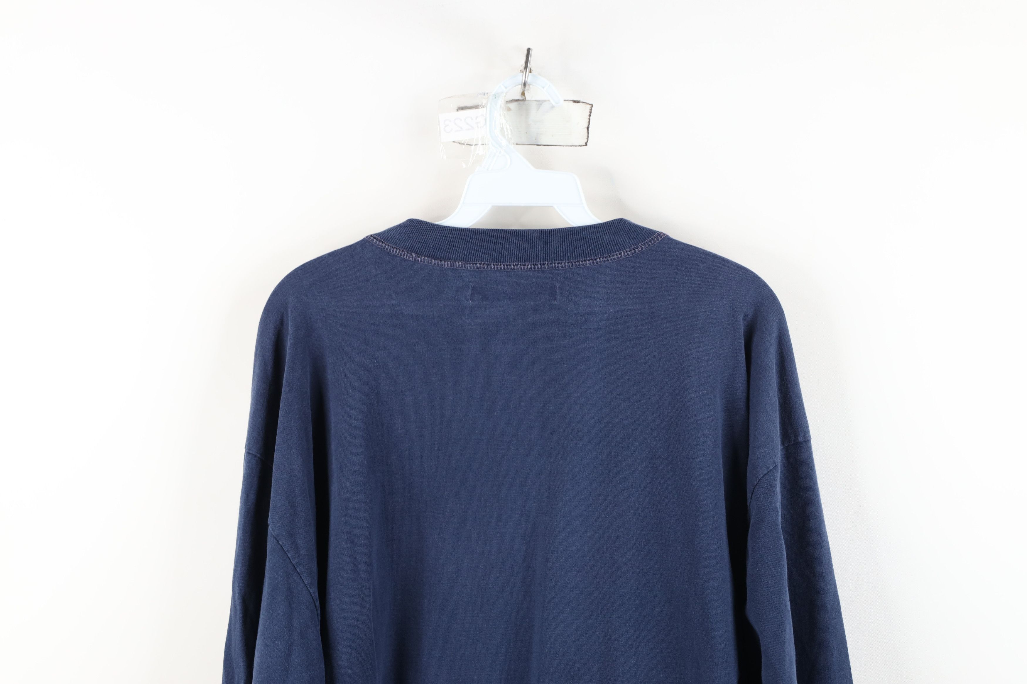 Vintage Vintage 90s Streetwear Cotton Long Sleeve Henley T-Shirt Size US XL / EU 56 / 4 - 12 Thumbnail