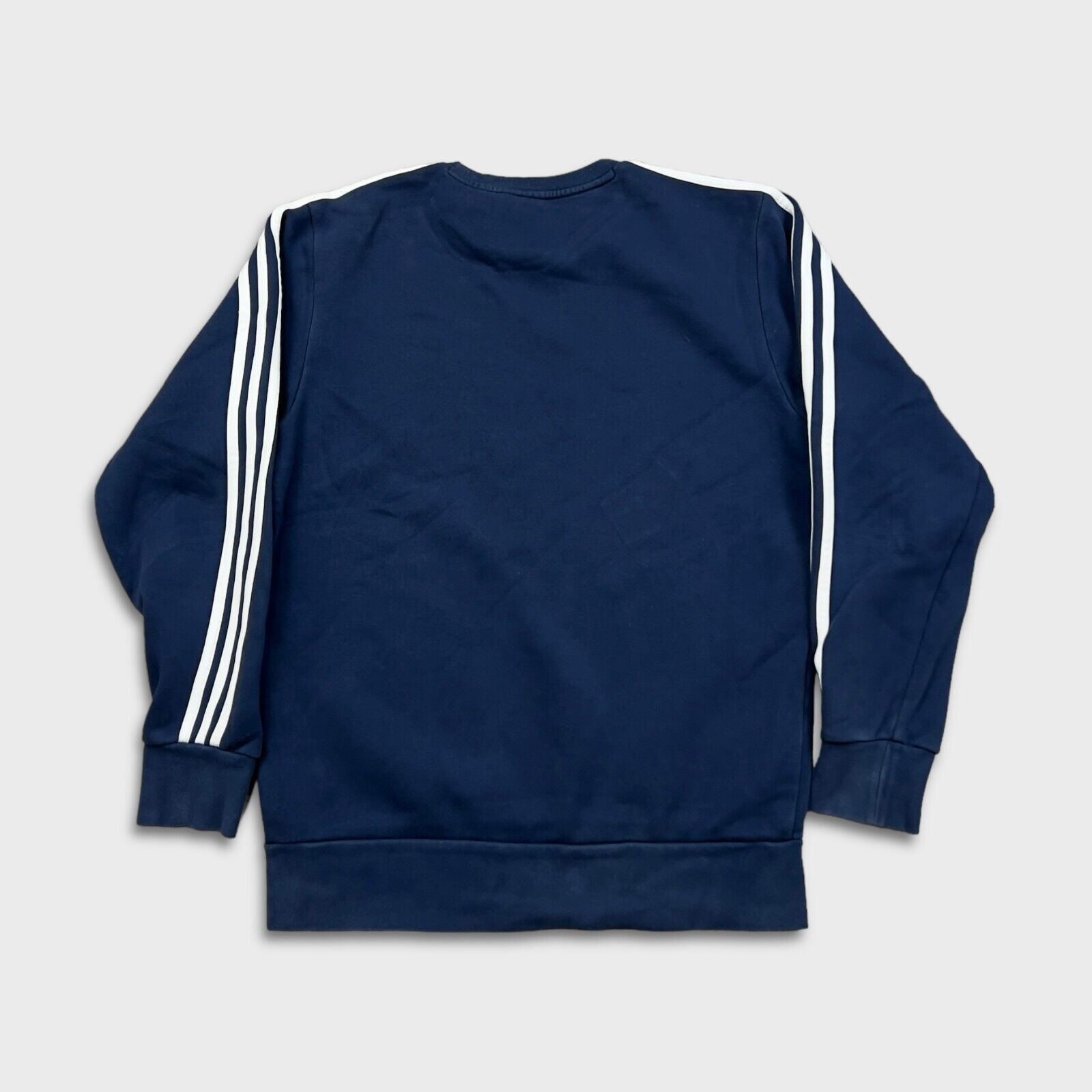 Adidas × Vintage Adidas Sweatshirt Medium Essentials Spell Out Logo Pullover Size US M / EU 48-50 / 2 - 3 Thumbnail