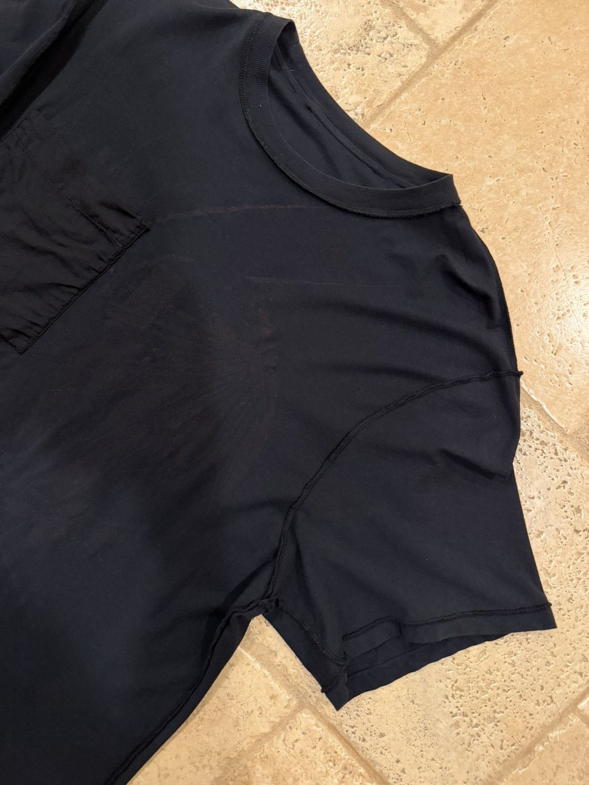 Haider Ackermann Haider Ackermann Oversize HA Black Reversible Pocket T-Shirt Size US S / EU 44-46 / 1 - 20 Thumbnail