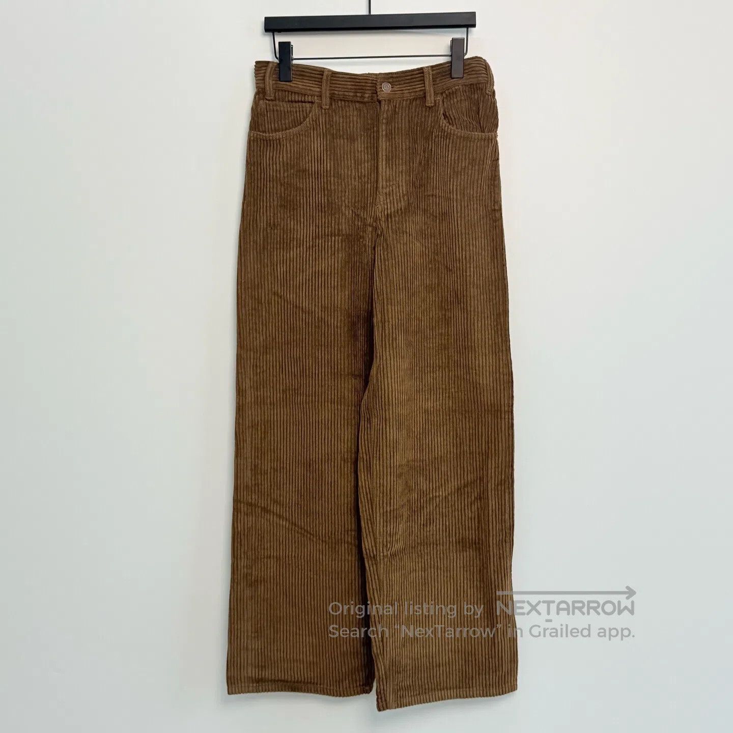 Celine CELINE High-Waisted Wide-Leg Corduroy Pants| Size US 29 - 1 Thumbnail