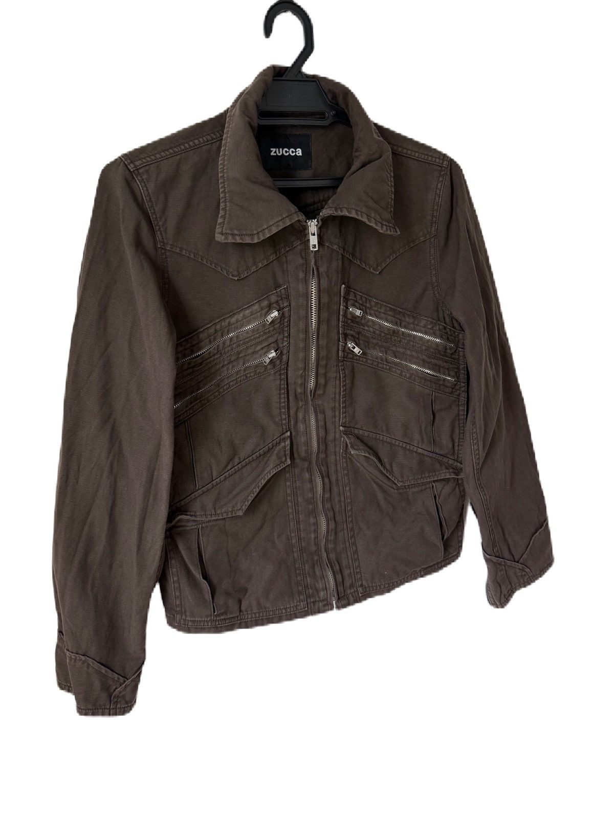 Zucca Issey Miyake Inspired Zucca Biker Jacket Zipper Multi Pocket Size US XS / EU 42 / 0 - 3 Thumbnail