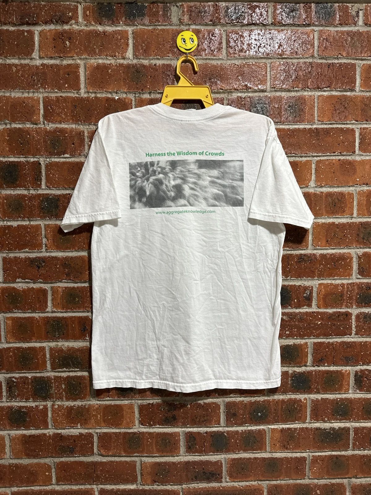 Gildan × Vintage Vintage Harness Wisdom Of Crowds Faded Tee Size US M / EU 48-50 / 2 - 1 Thumbnail