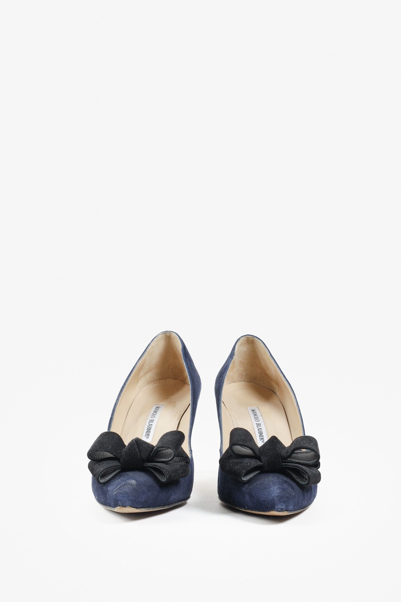 Manolo Blahnik Manolo Blahnik Lisane Bow Pumps Size US 11 / IT 41 - 2 Thumbnail