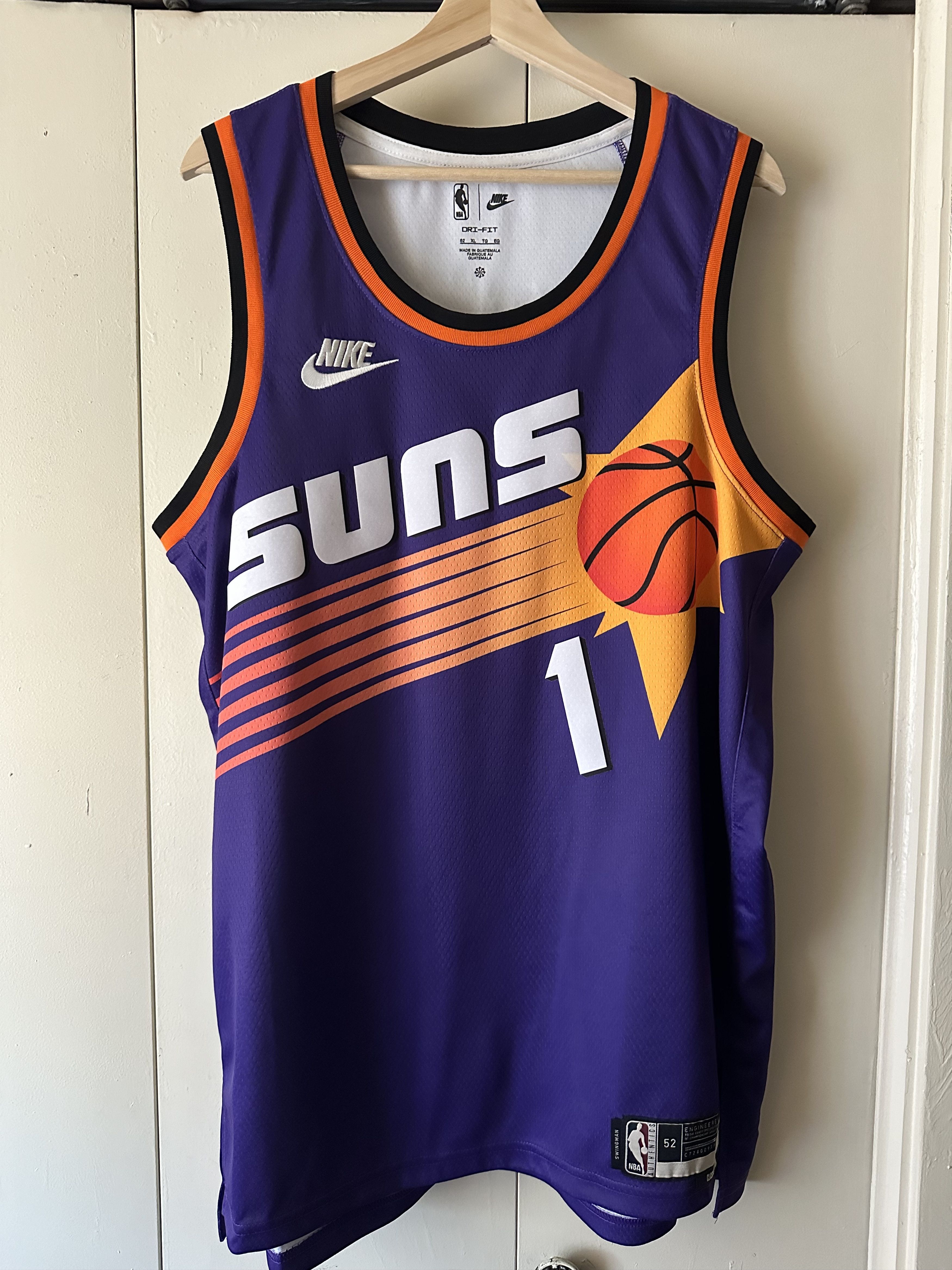 Vintage suns jersey sales