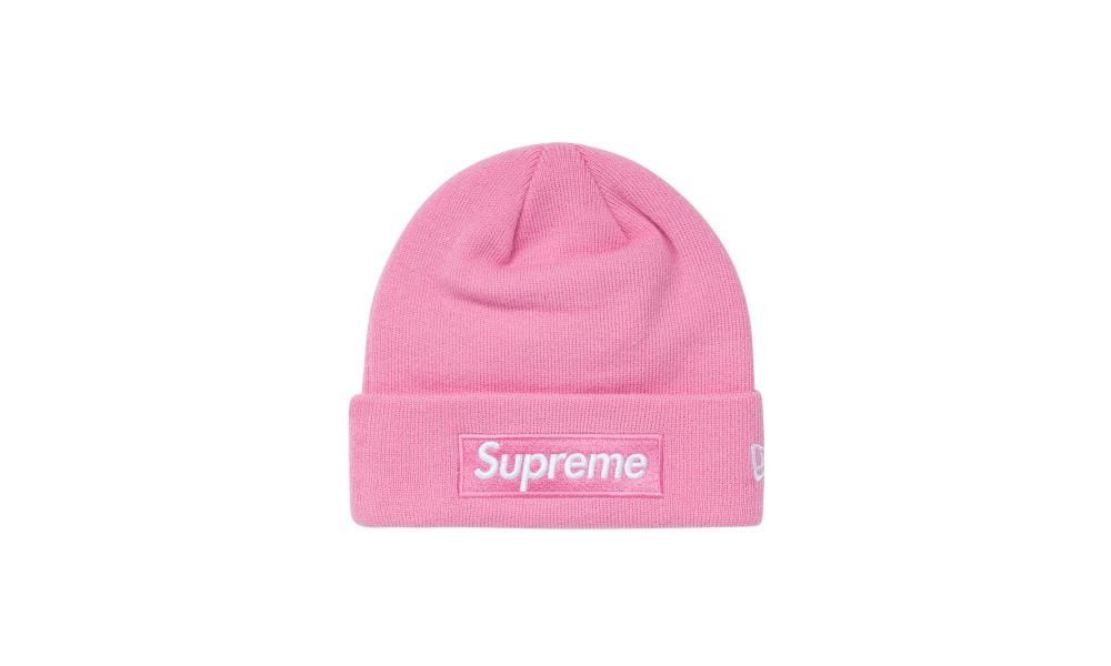 New Era × Supreme FW21 Supreme New Era Box Logo Beanie Pink OS Size ONE SIZE - 11 Thumbnail