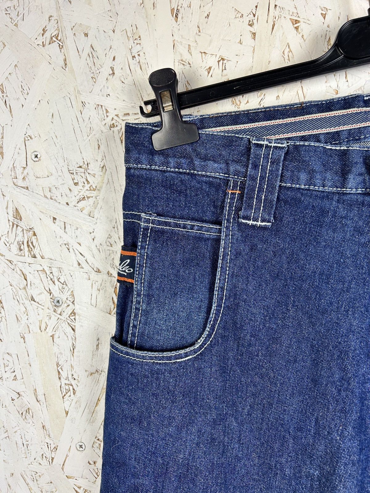 Vintage Vintage Sir Benni Miles Baggy Rap Embroidery Denim Shorts 34 Size US 34 / EU 50 - 6 Thumbnail