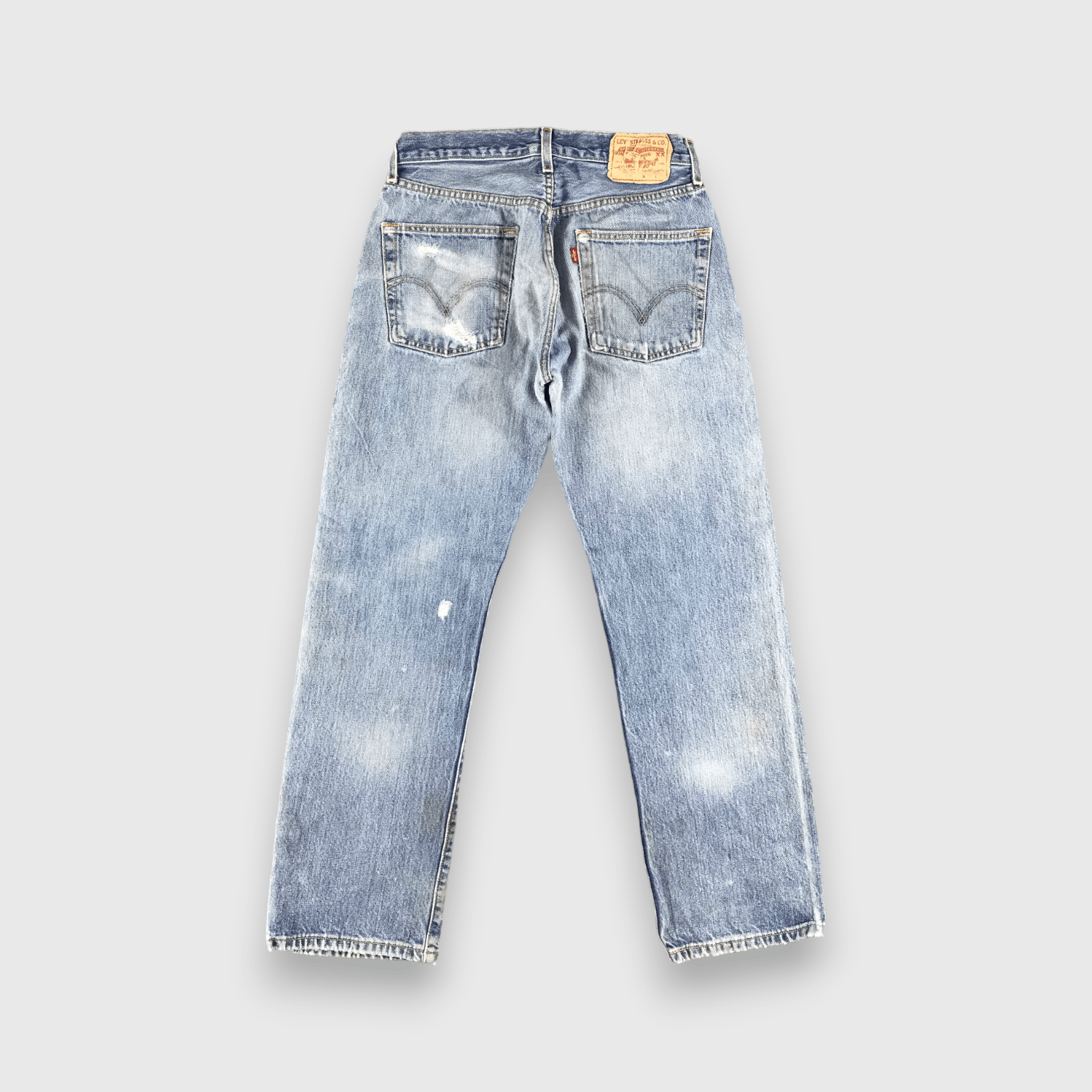 Levi's Vintage Blue Wash Levis 501 Jeans-J2312 Size US 29 - 2 Thumbnail