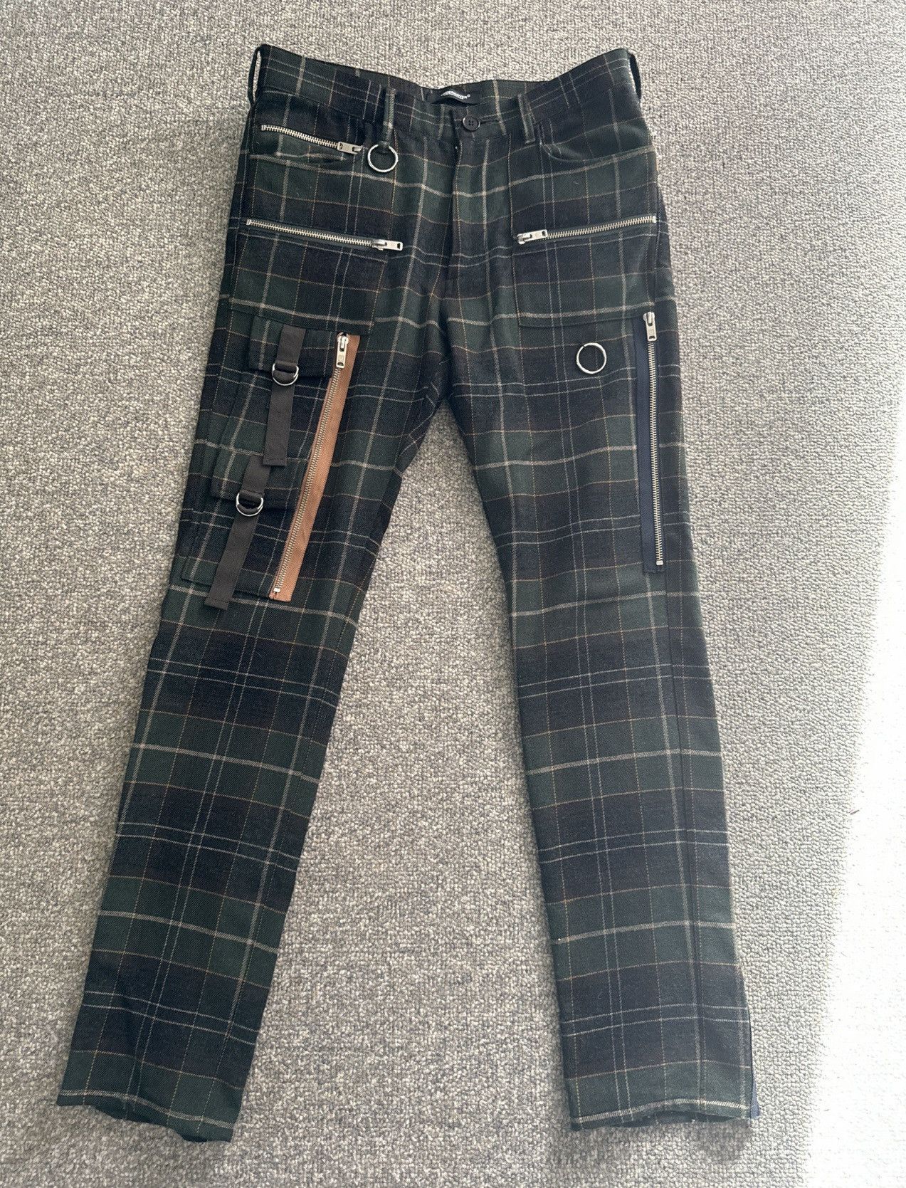 Undercover UNDERCOVER - Bondage Slim-leg Cotton-twill Trousers 