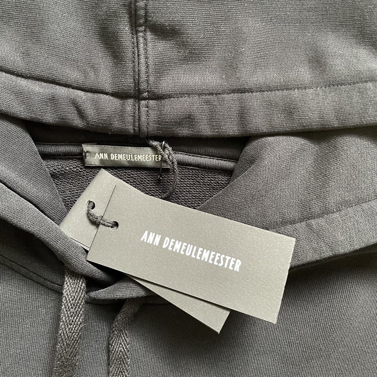 Ann Demeulemeester ‘Feather Print’ Oversized Black Hoodie Size US S / EU 44-46 / 1 - 6 Thumbnail