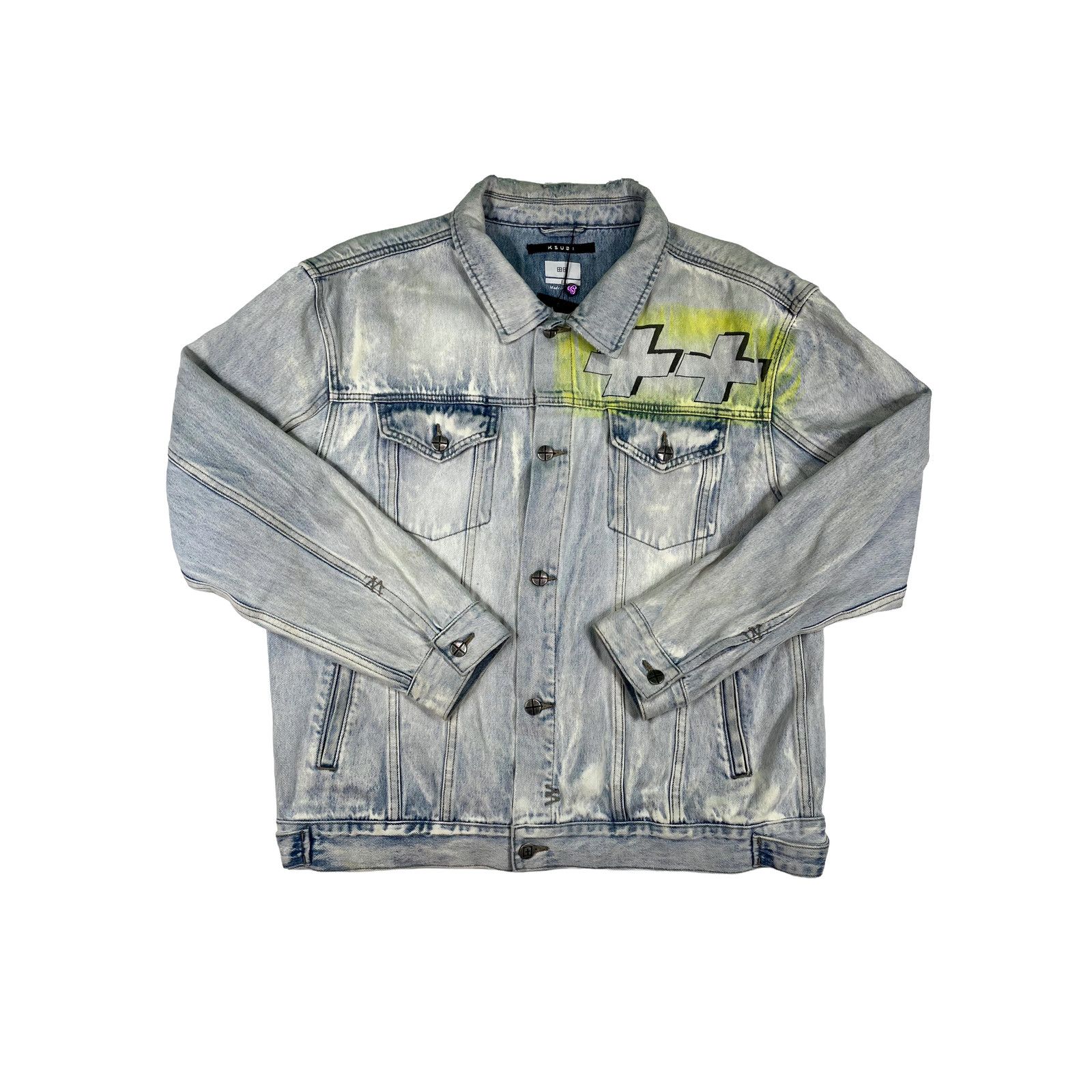 Ksubi Ksubi Denim Light Wash & Yellow Jacket Size US L / EU 52-54 / 3 - 1 Thumbnail