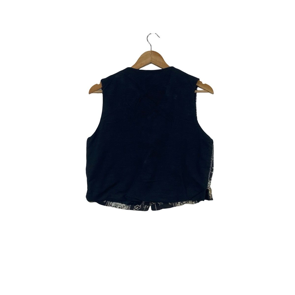 Esprit Vintage 90s ESPRIT Floral Embroidered Cropped Waistcoat Size S / US 4 / IT 40 - 8 Thumbnail