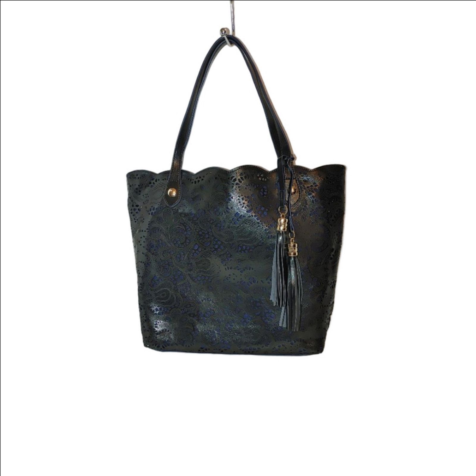 Buco BUCO Ashley Laser Cut Scalloped Tote Size ONE SIZE - 1 Thumbnail