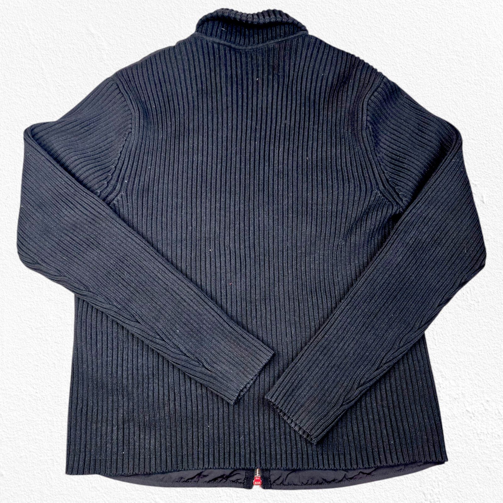 Armani Exchange Armani Exchange Black Ribbed Puffer Front Jacket Size Large Size L / US 10 / IT 46 - 12 Thumbnail
