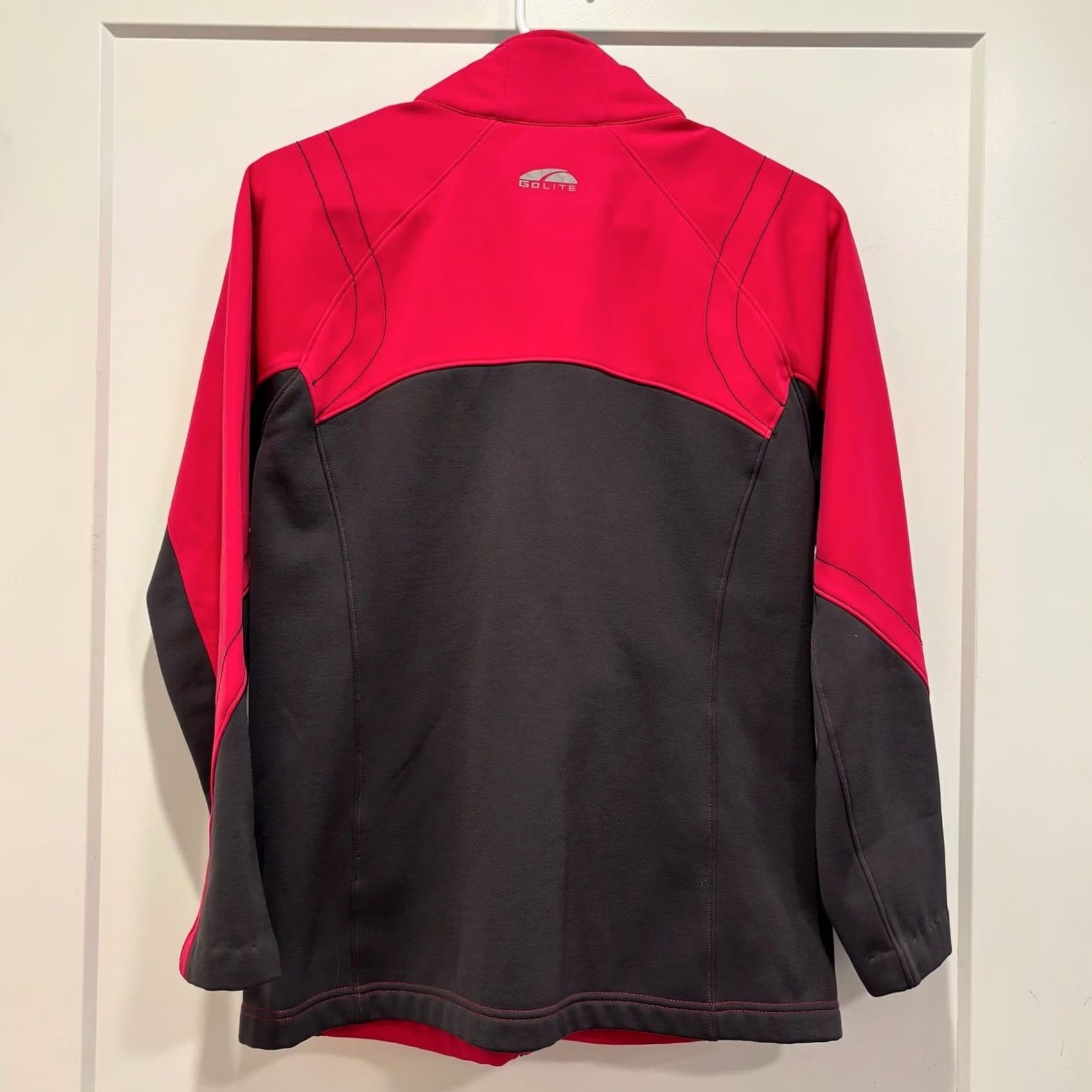 Vintage GoLite Womens Softshell Jacket Pink Gray Full Zip Fleece Lined Outdoor Small Size S / US 4 / IT 40 - 3 Thumbnail