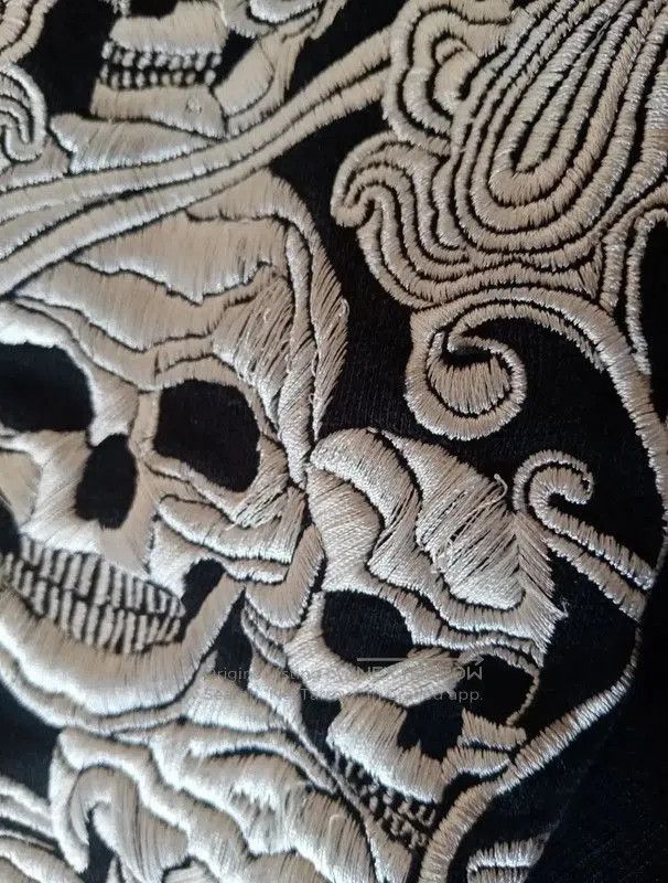 Alexander McQueen Alexander McQueen Black Cotton Embroidered Hoodie . Size US M / EU 48-50 / 2 - 6 Thumbnail