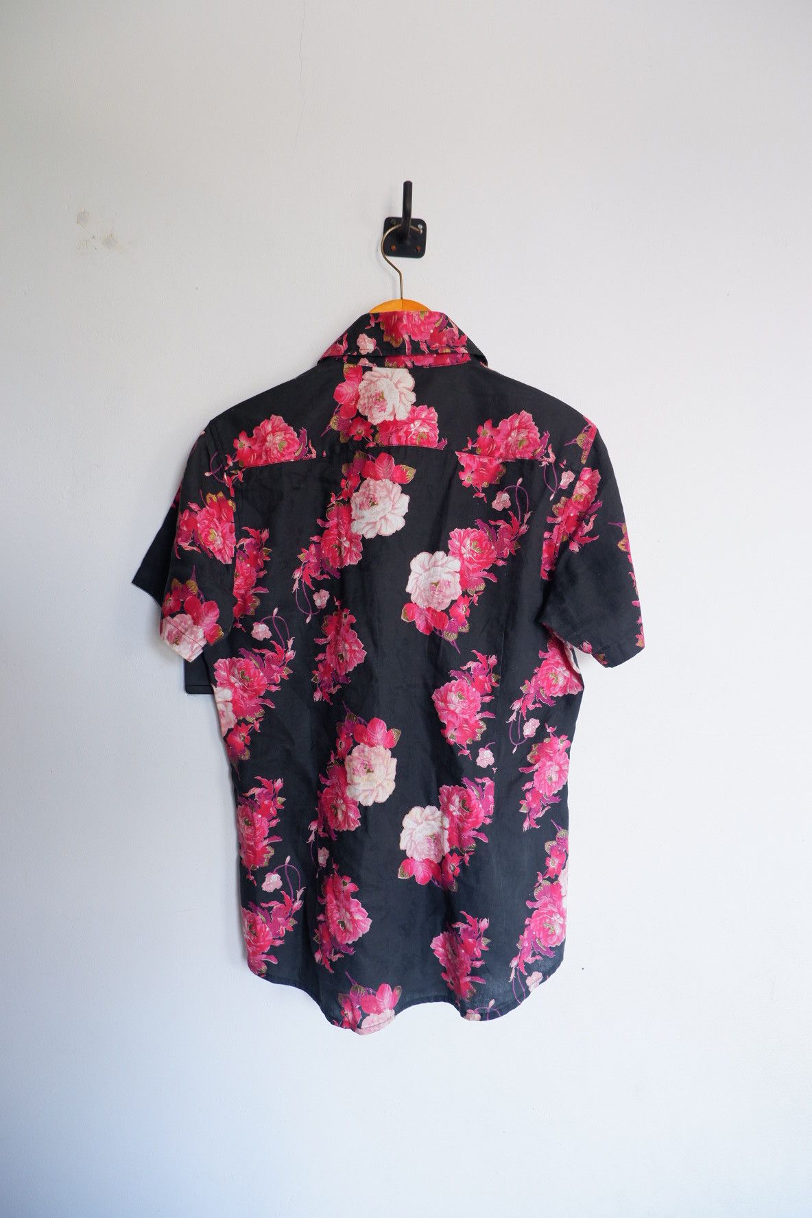 Japanese Brand Vintage Evolution Japan Jacquard Flower Open Colar Shirts Size US L / EU 52-54 / 3 - 2 Thumbnail