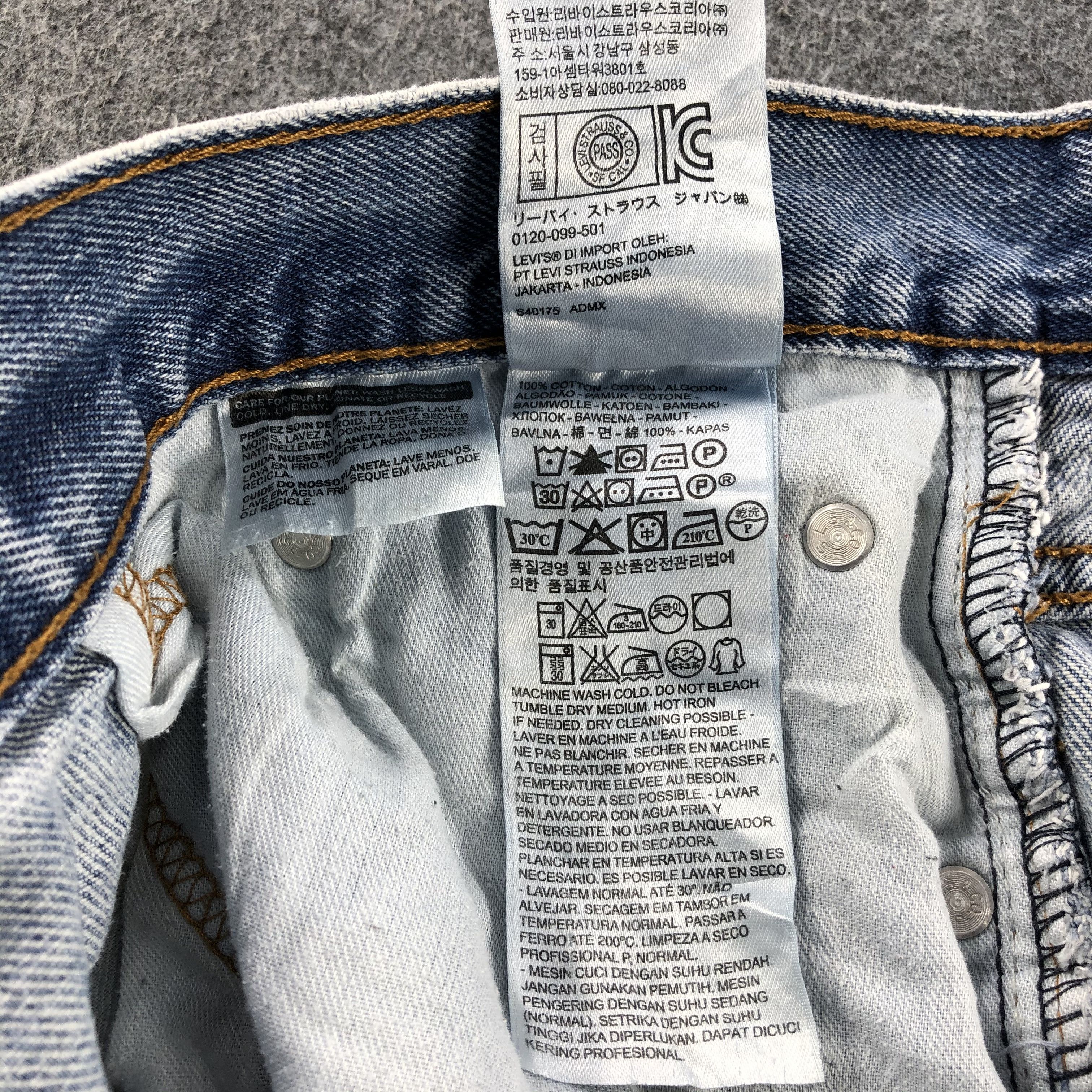 Levi's Dirty Wash Vintage Levis 550 Jeans Distressed Denim-J923 Size US 39 - 11 Thumbnail
