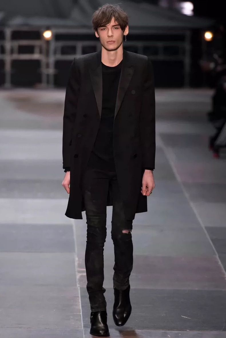 Saint Laurent Paris Saint Laurent Paris 13fw double breasted smoking coat-2506 Size US M / EU 48-50 / 2 - 1 Thumbnail