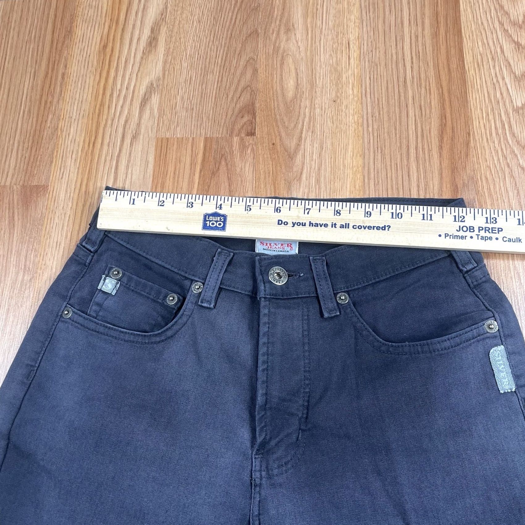 Silver Jeans Co. Silver Jeans Capri Womens 24 Waist Black Stretch Crop Denim Cotton Spandex Jeans Size 42" / US 20 - 3 Thumbnail