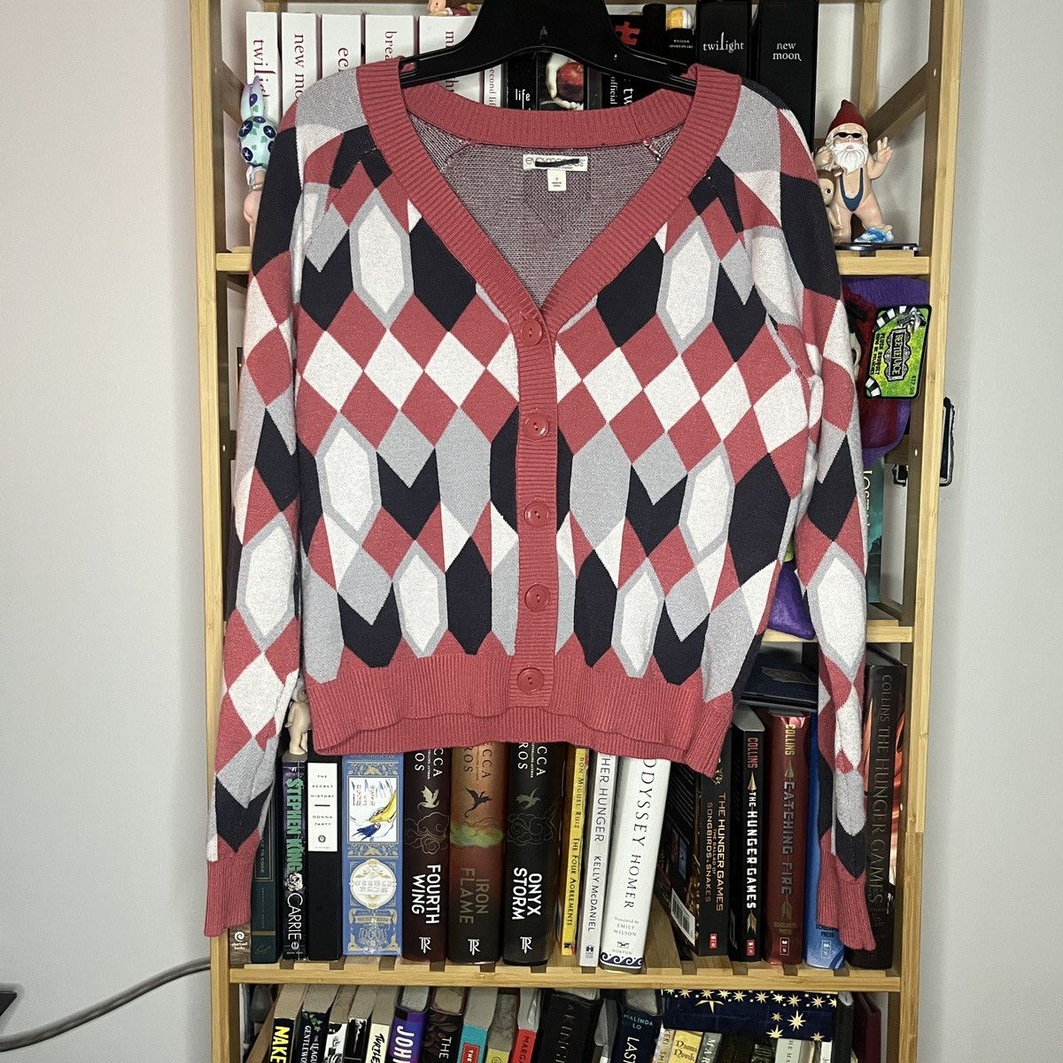 Other Women’s Cute Eva Mendes Pattern Cardigan Sweater size small Size S / US 4 / IT 40 - 1 Thumbnail