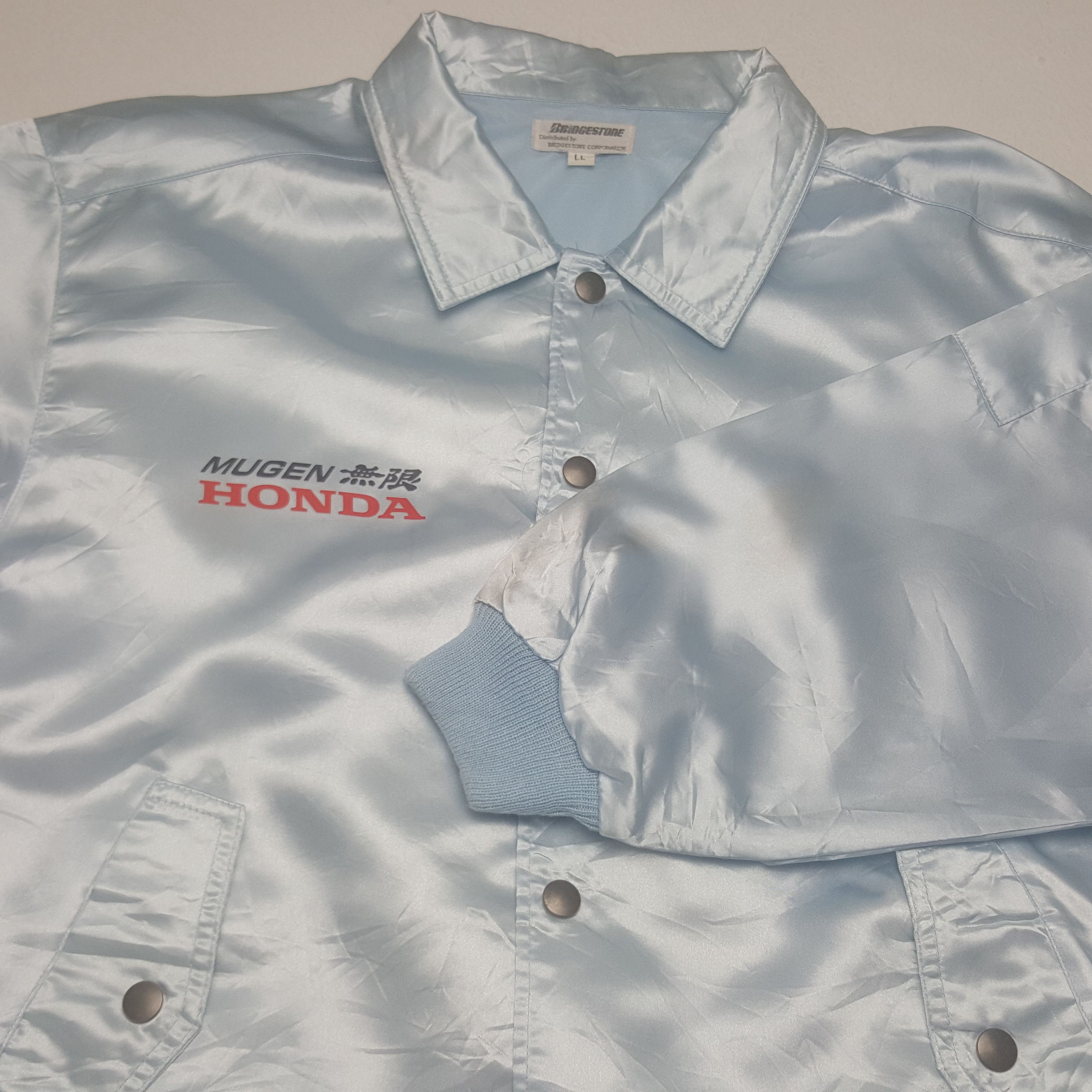 Honda × Vintage Vintage Bridgestone X Honda Mugen Racing Custom Art Jacket Size US L / EU 52-54 / 3 - 6 Thumbnail
