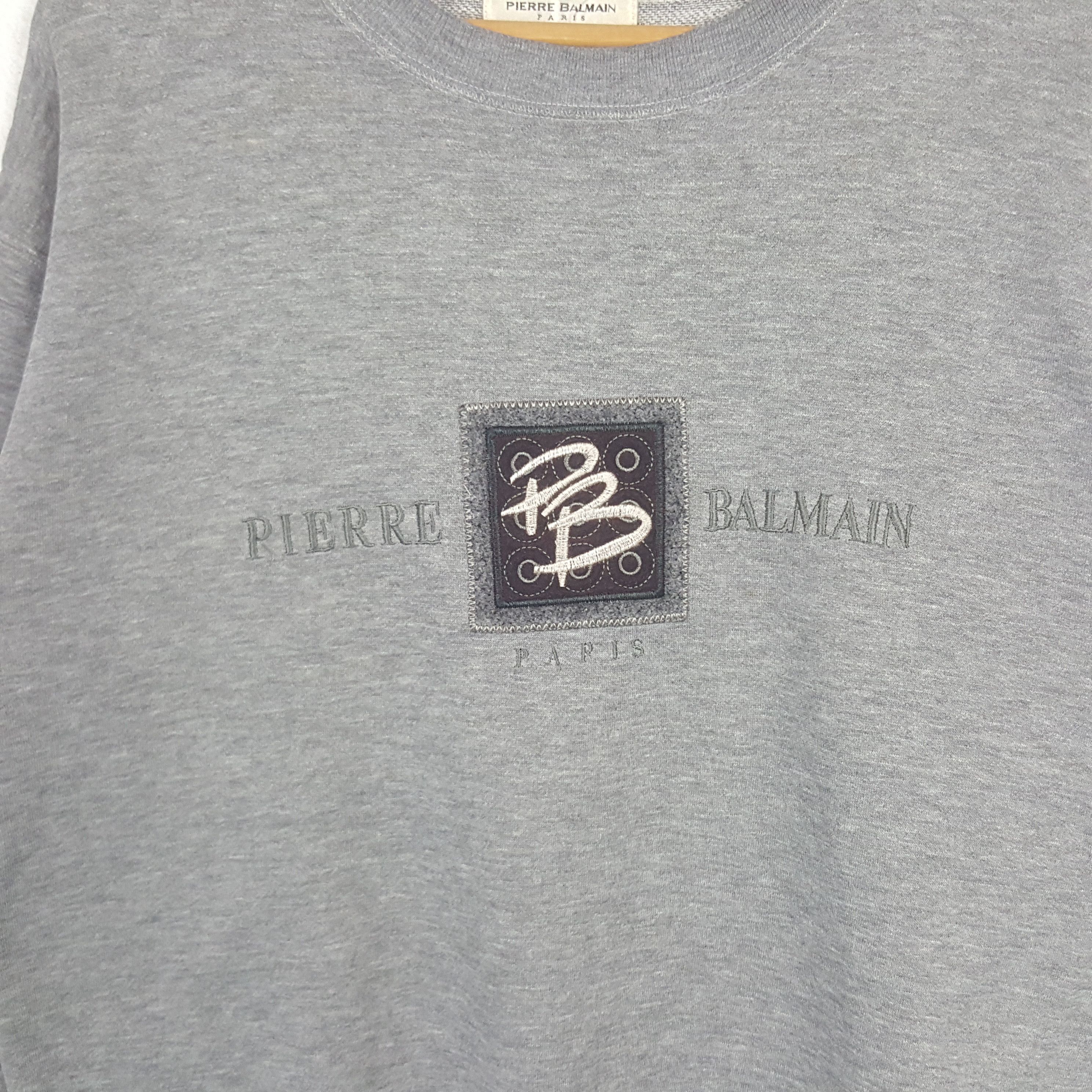 Pierre Balmain Vintage Pierre Balmain Paris Sweatshirt C291N31 Size US L / EU 52-54 / 3 - 2 Thumbnail