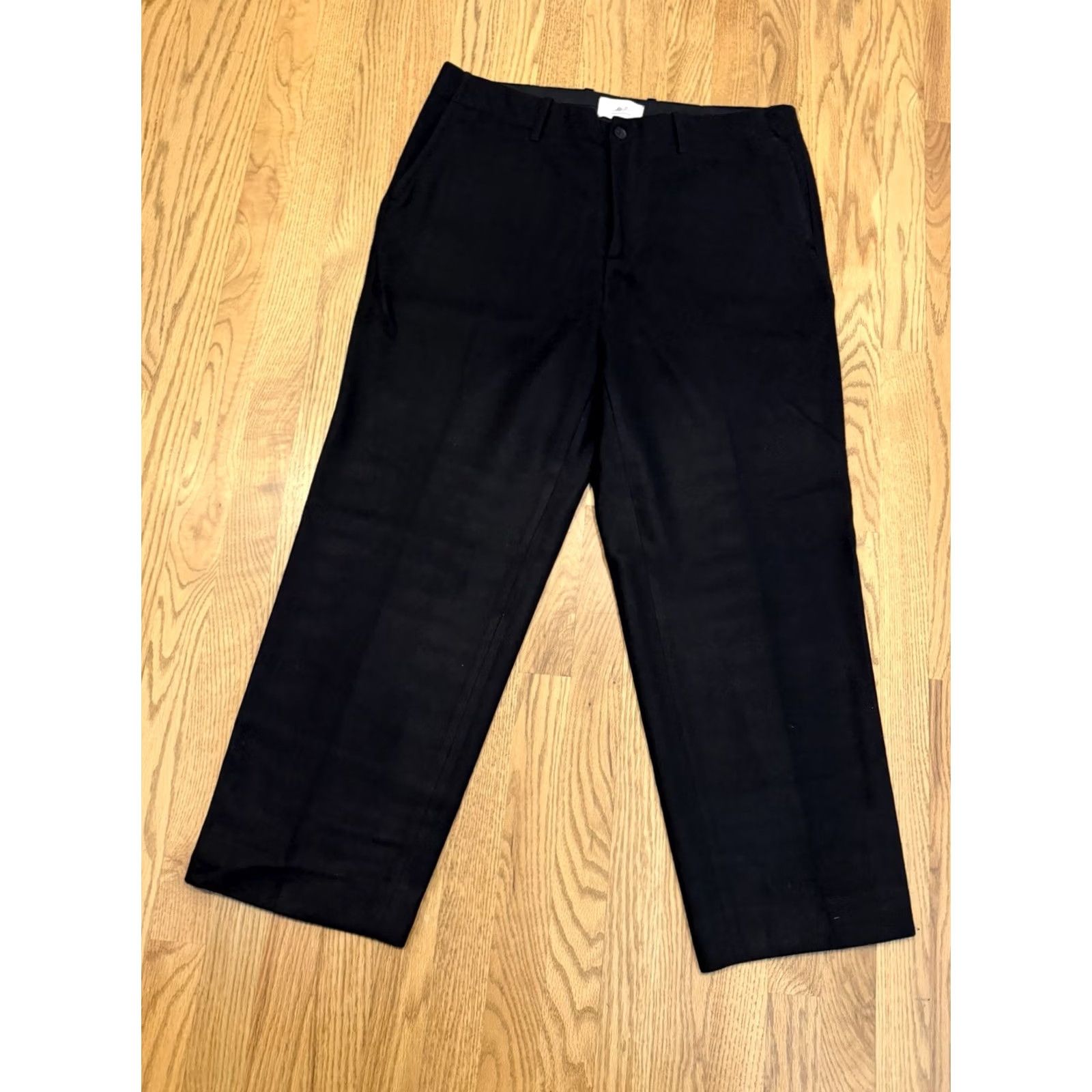 Rue Porter Mr. Porter Mr. P Wool Cashmere Blend Pants Fits Mens 36x27.5 Black Made In Italy Size US 36 / EU 52 - 4 Thumbnail