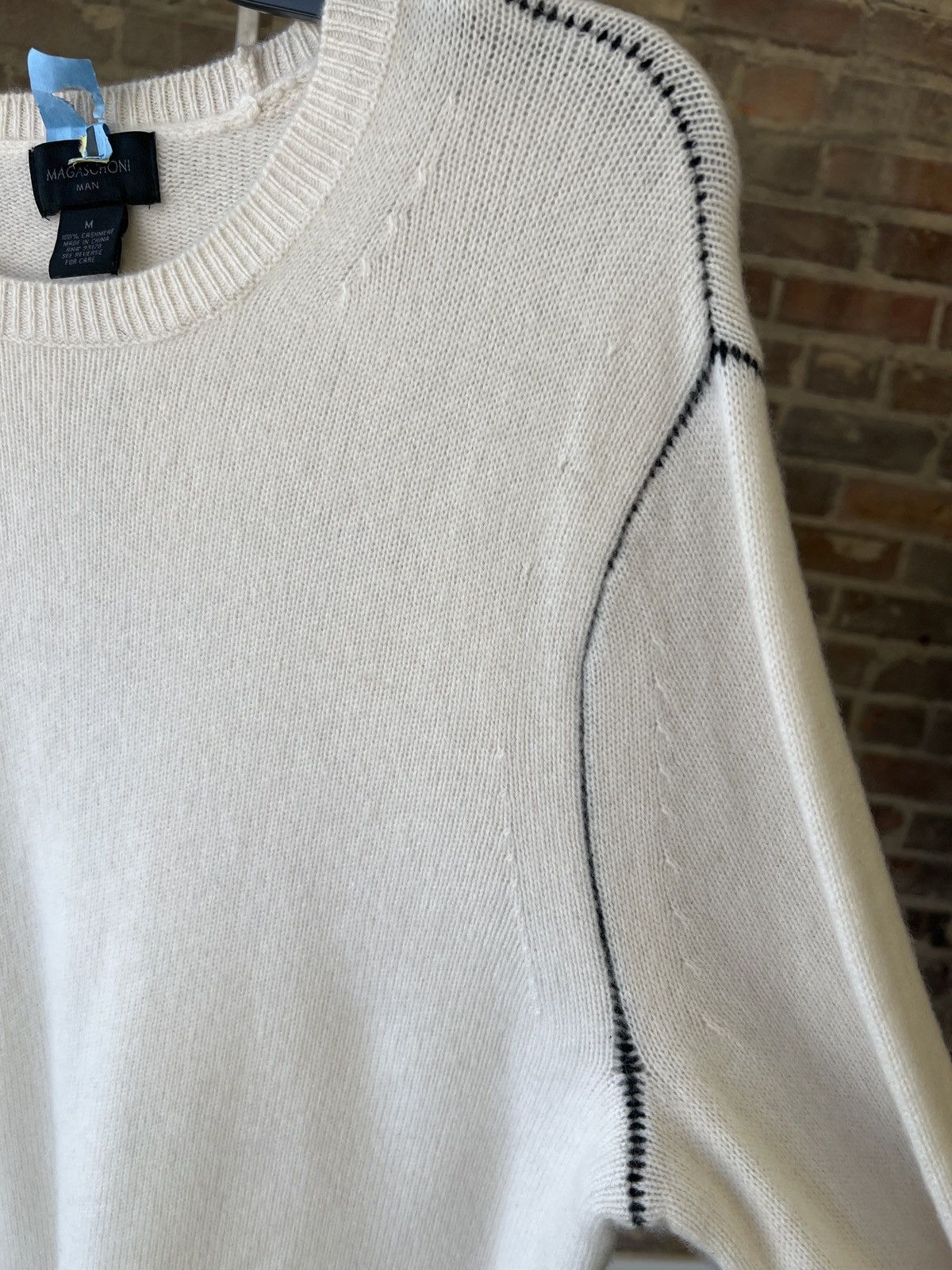Magaschoni Cashmere Crewneck Sweater Size US M / EU 48-50 / 2 - 2 Thumbnail