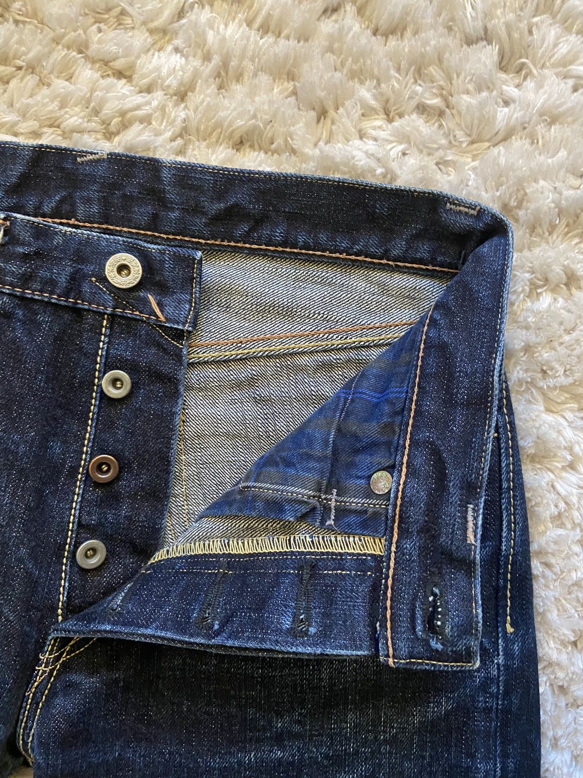 EIGHT-G Jean Eight-G Lot 402 WW2 1944 Selvedge 17oz Made in Japan Size US 29 - 8 Thumbnail