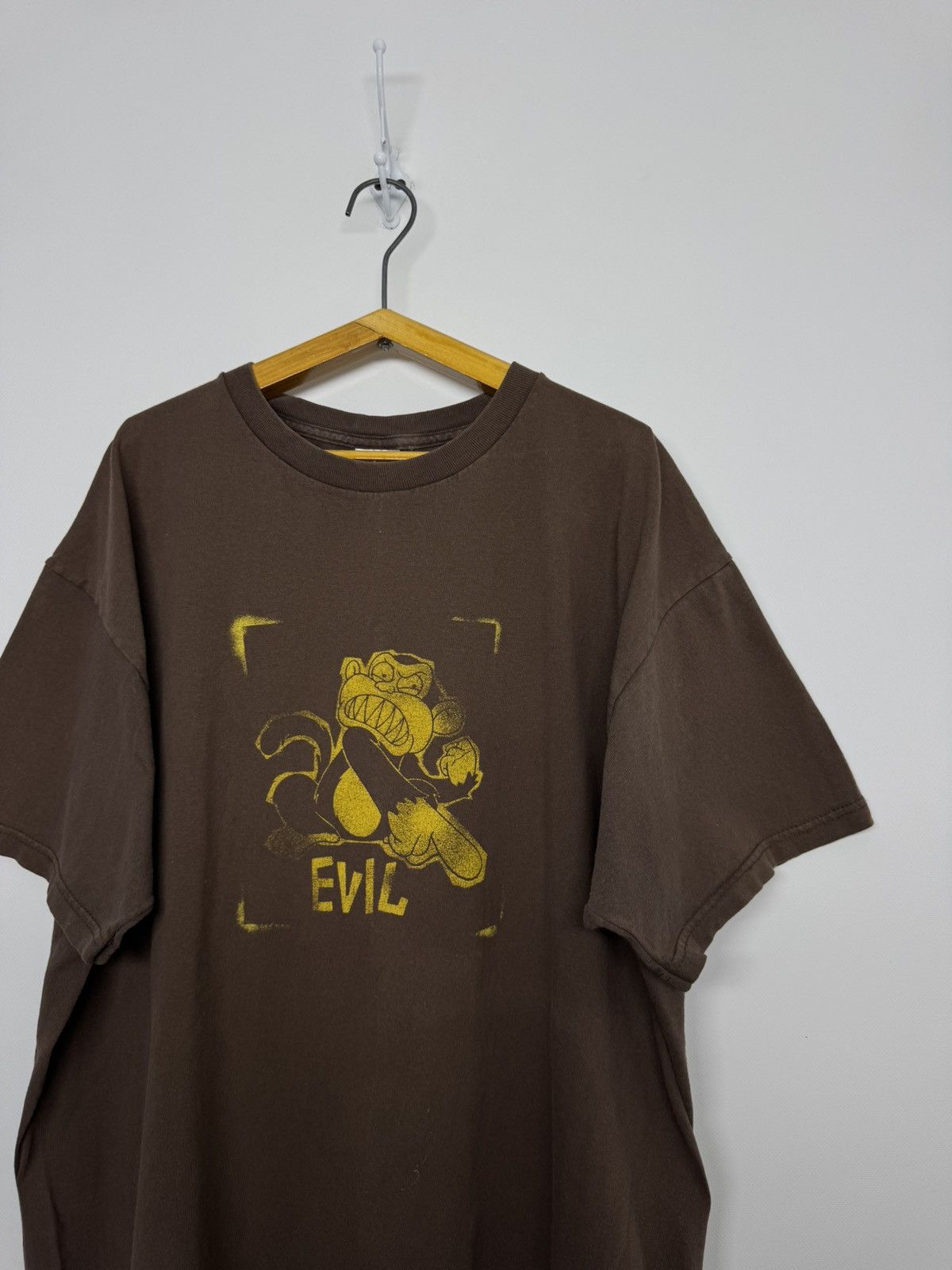 Fruit Of The Loom VINTAGE Y2k Family Guy Cartoon Evil Monkey T-Shirt 90s Size US XL / EU 56 / 4 - 2 Thumbnail