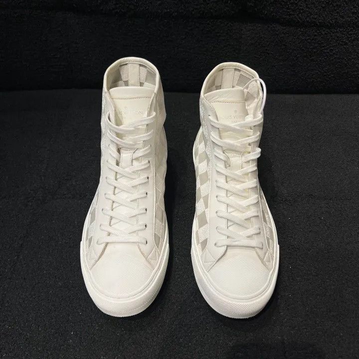 Louis Vuitton Louis Vuitton Tattoo Damier High-Top Sneakers -2508 Size US 8.5 / EU 41-42 - 2 Thumbnail