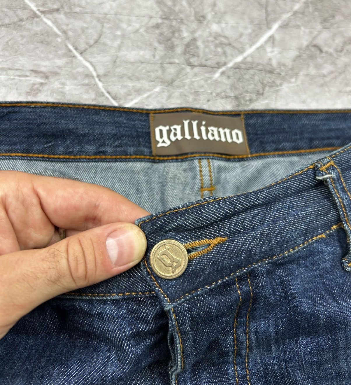 John Galliano John Galliano Vintage Denim Jeans Size 36 Size US 36 / EU 52 - 4 Thumbnail