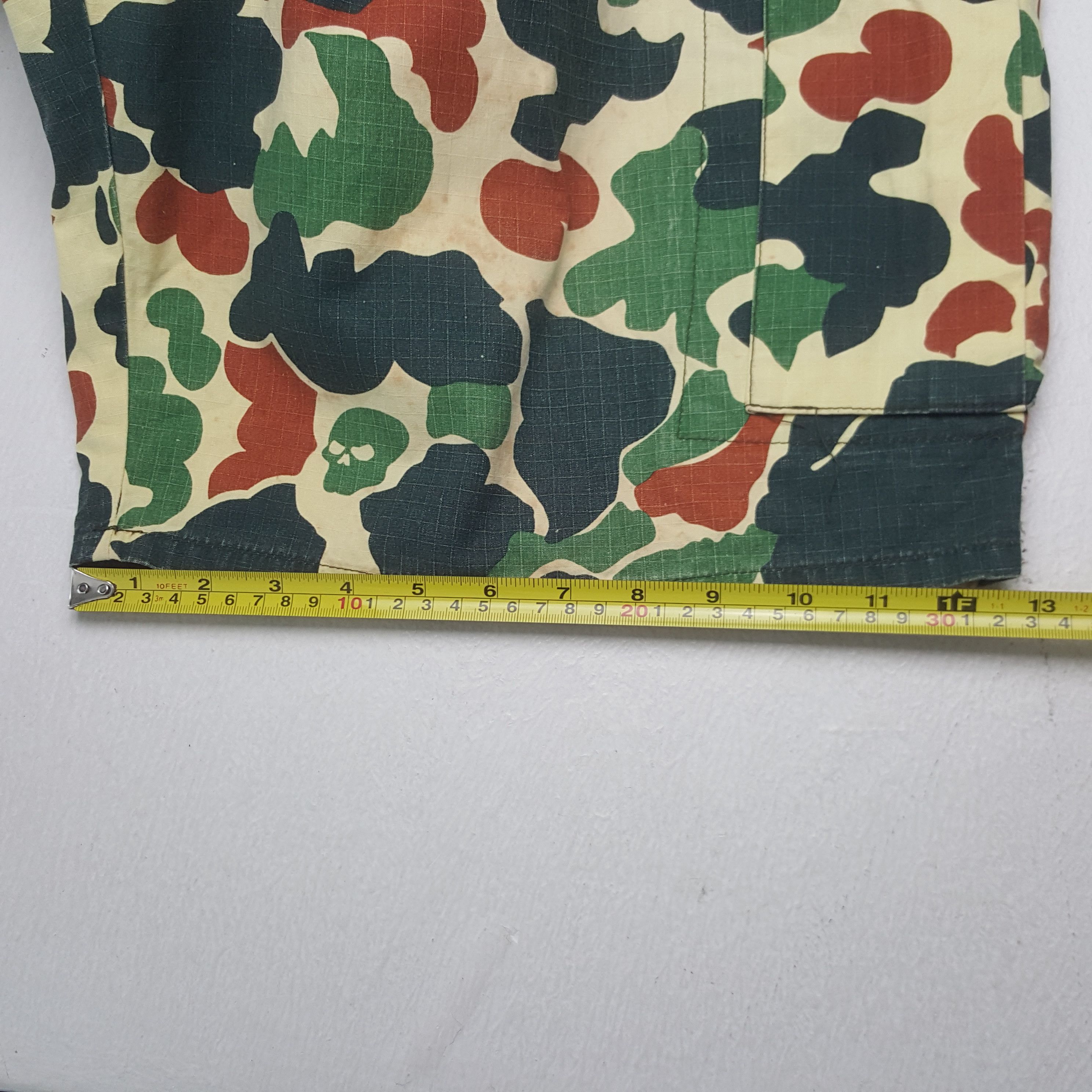 Japanese Brand Vintage Satan Arbeit Army Style Camo Short Cargo Pants RR11 Size US 32 / EU 48 - 9 Thumbnail