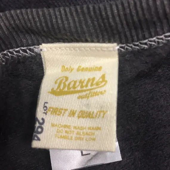 BARNS OUTFITTERS Vintage BARNS Outfitters Japanese Denim Crewneck Sweatshirt Size US L / EU 52-54 / 3 - 7 Thumbnail