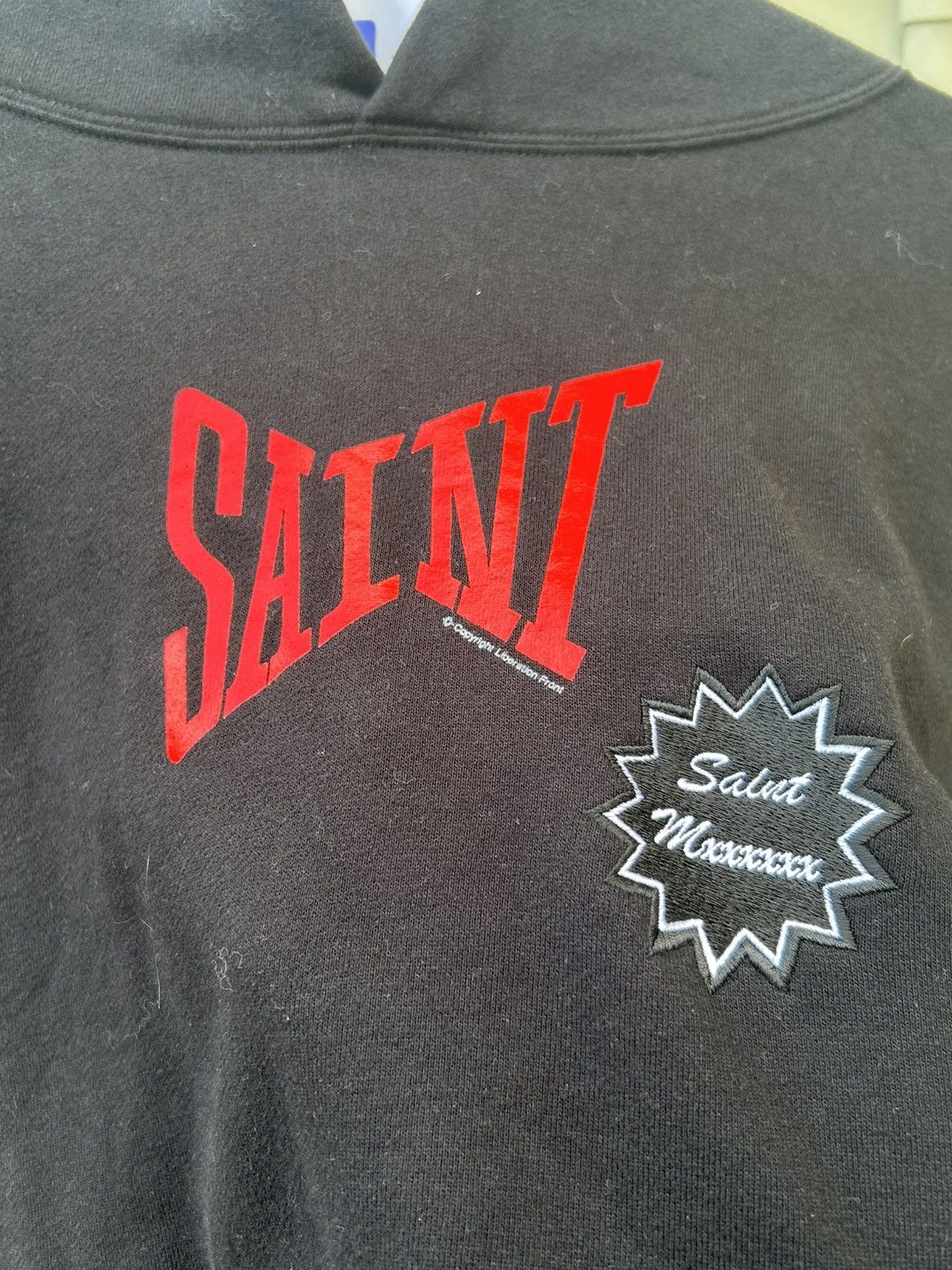 Saint Michael Saint Michael Saint Logo Hoodie Size US XL / EU 56 / 4 - 2 Thumbnail