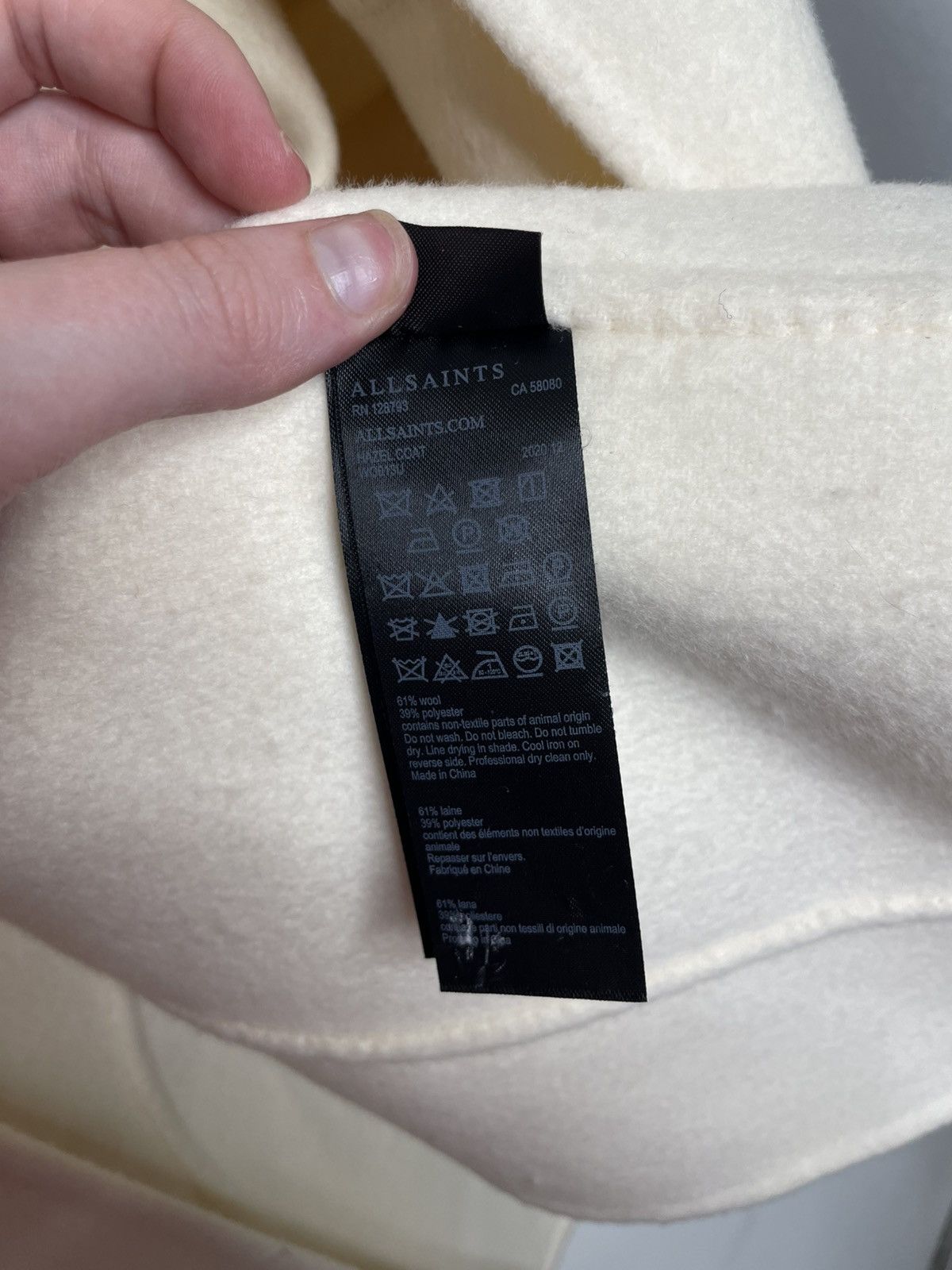Allsaints Allsaints Wool Trench Coat Size XS / US 0-2 / IT 36-38 - 11 Thumbnail