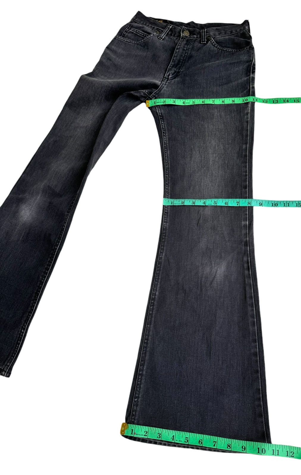 Hysteric Glamour × Lee Vintage Distressed Lee Super Flare Jeans Size US 28 / EU 44 - 15 Thumbnail