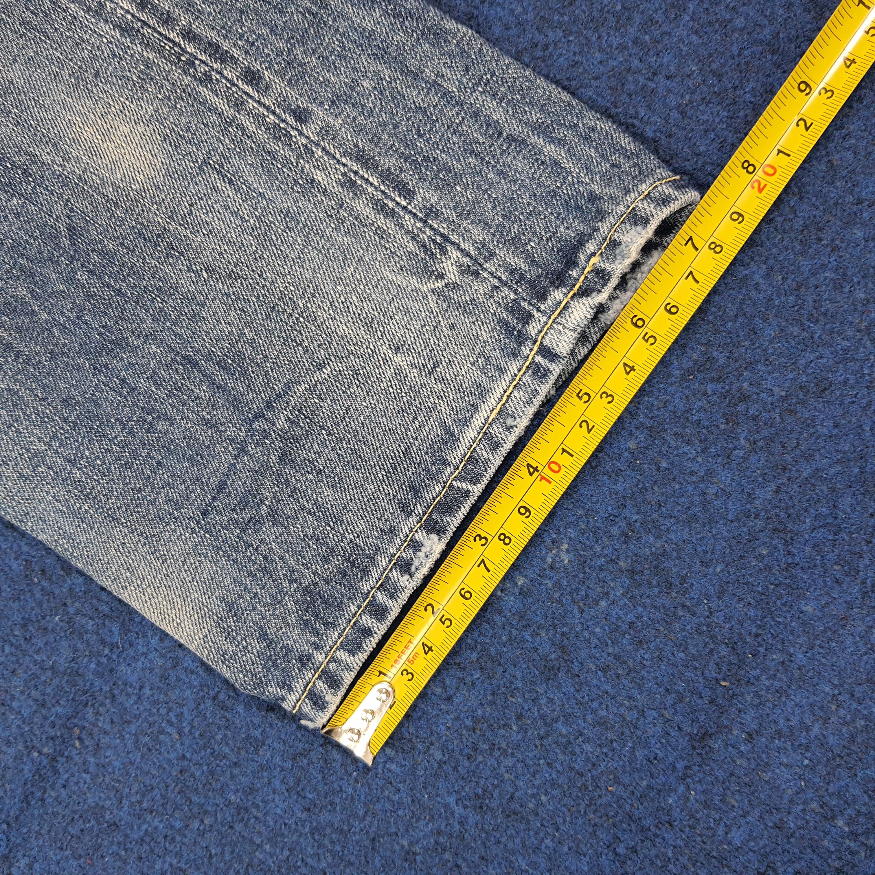 Levi's Vintage 90s Levi's 501 E Selvedge Distressed Jeans E1N39 Size US 30 / EU 46 - 16 Thumbnail