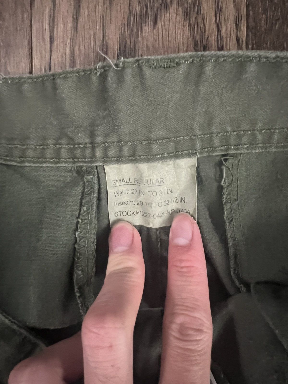 Vintage Green BDU Utulity Cargos Size US 30 / EU 46 - 2 Thumbnail