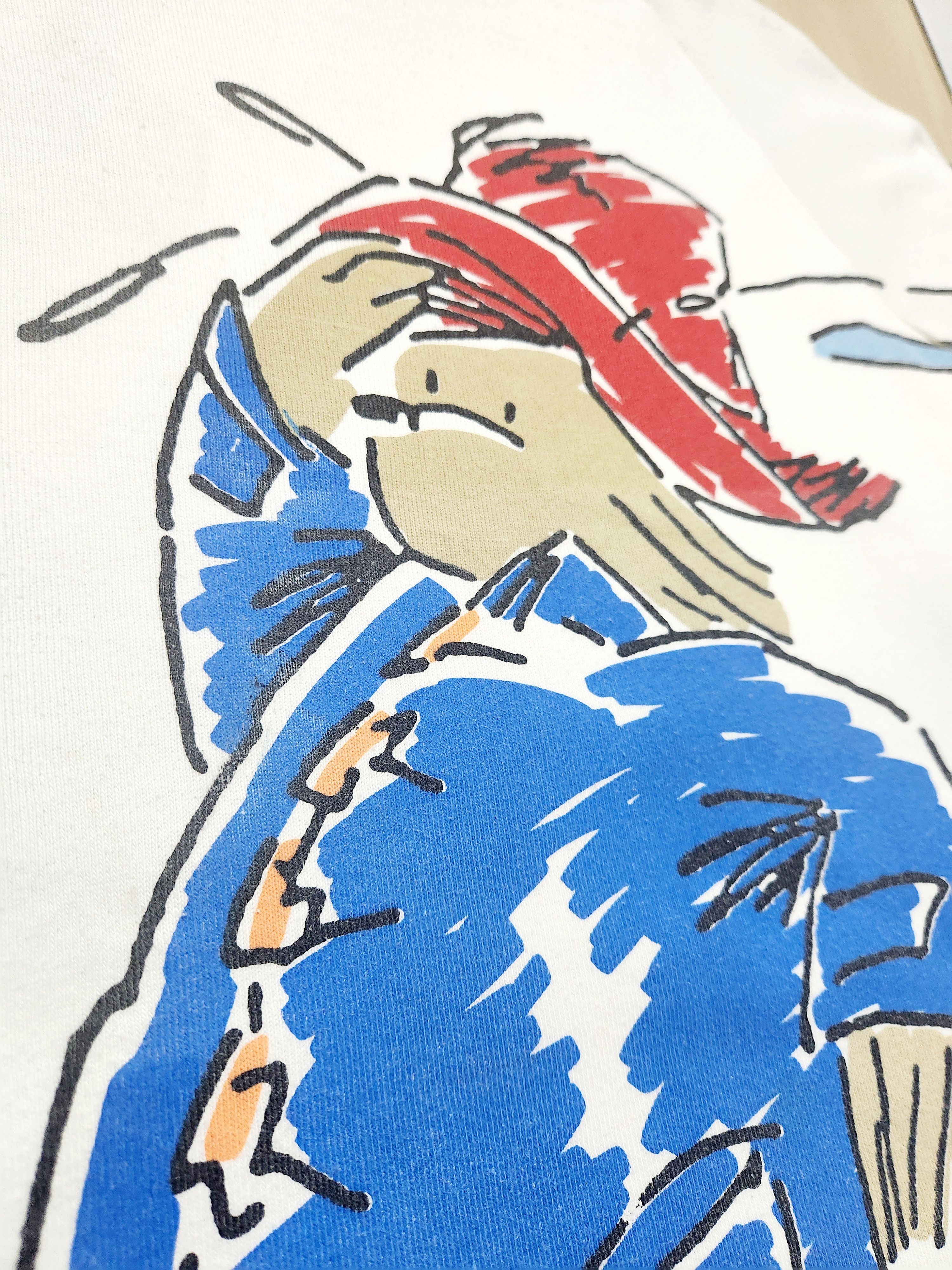 Jerzees Paddington Bear Vintage White Sweater Size US L / EU 52-54 / 3 - 7 Thumbnail