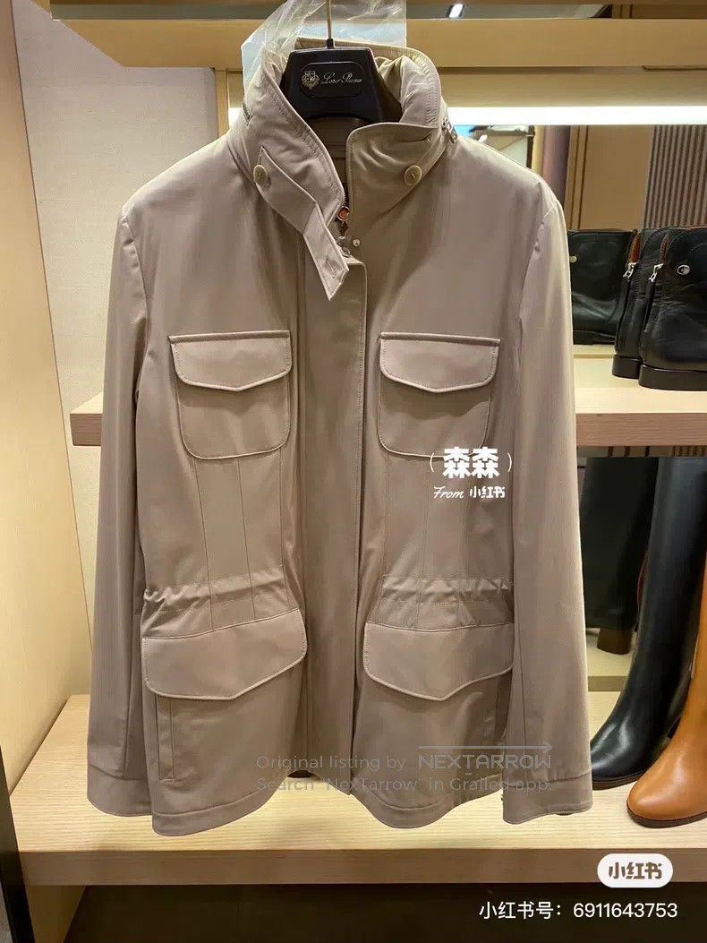 Loro Piana Loro Piana Classic Khaki Traveler Four Pocket Jacket Women Size L / US 10 / IT 46 - 1 Thumbnail