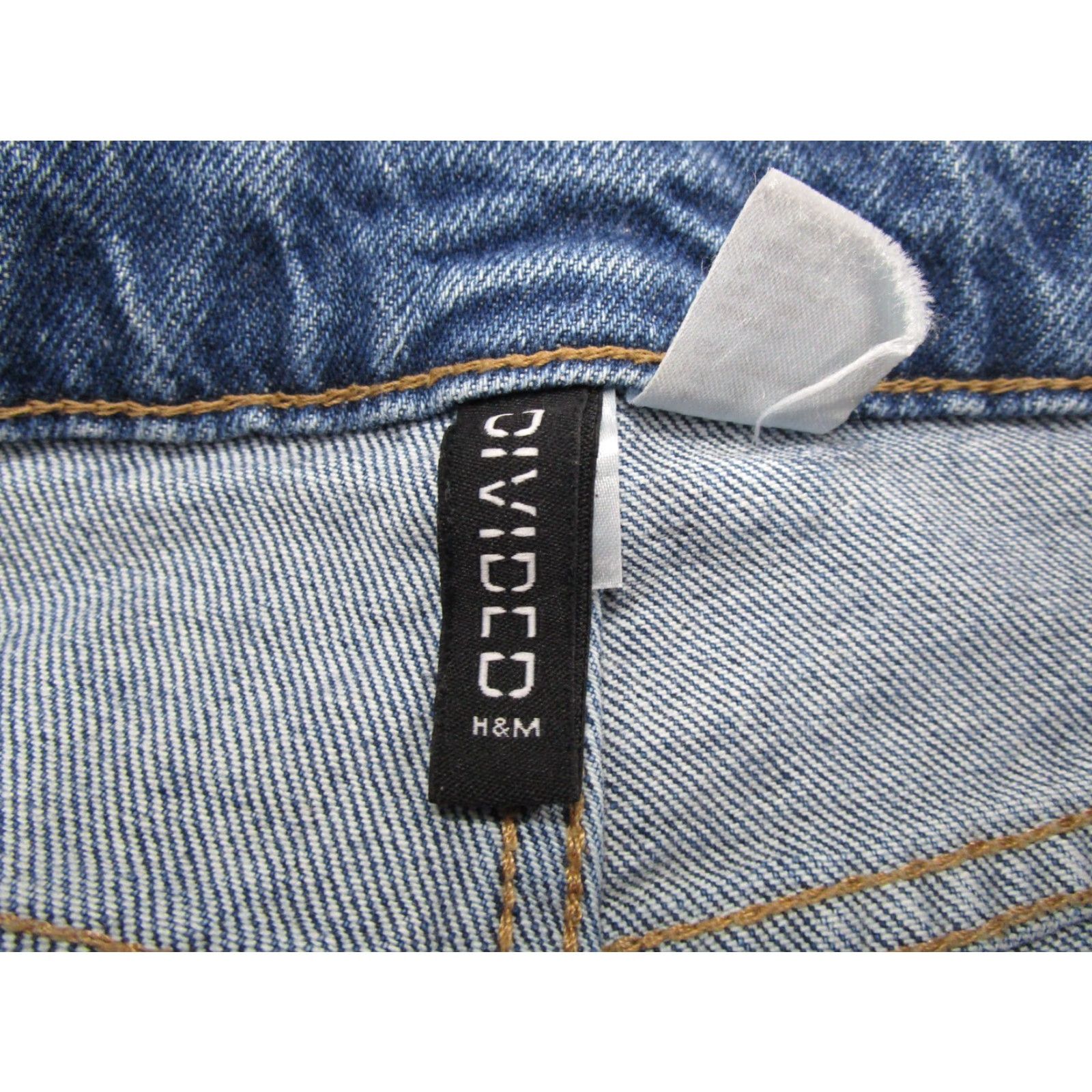 H&M H&M Womens Jeans Button Fly High Rise Blue Denim Size 10 Straight 5-Pocket Design Modern Casual Mens Girls not applicable Size 32" / US 10 / IT 46 - 4 Thumbnail